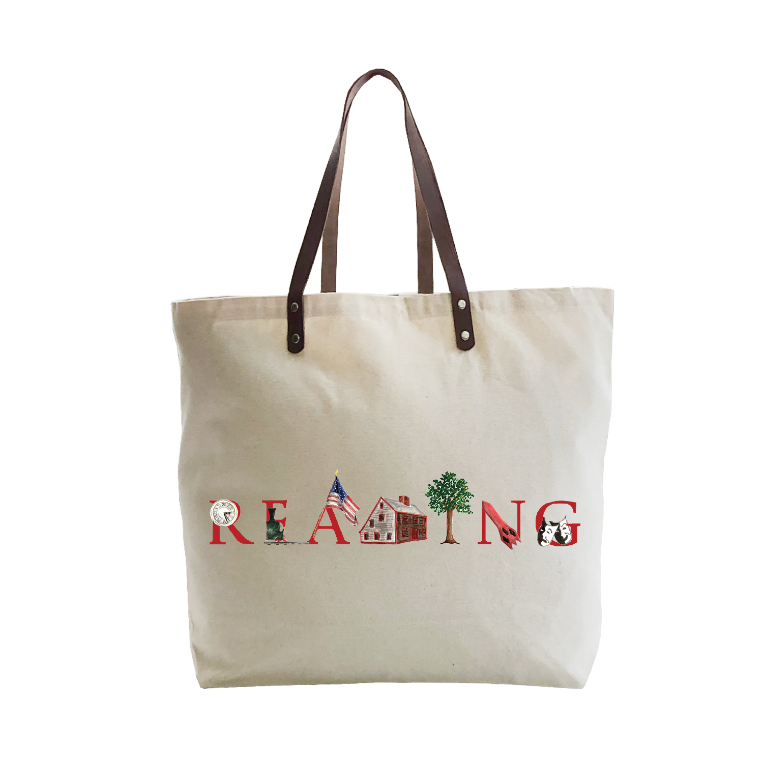 reading large tote