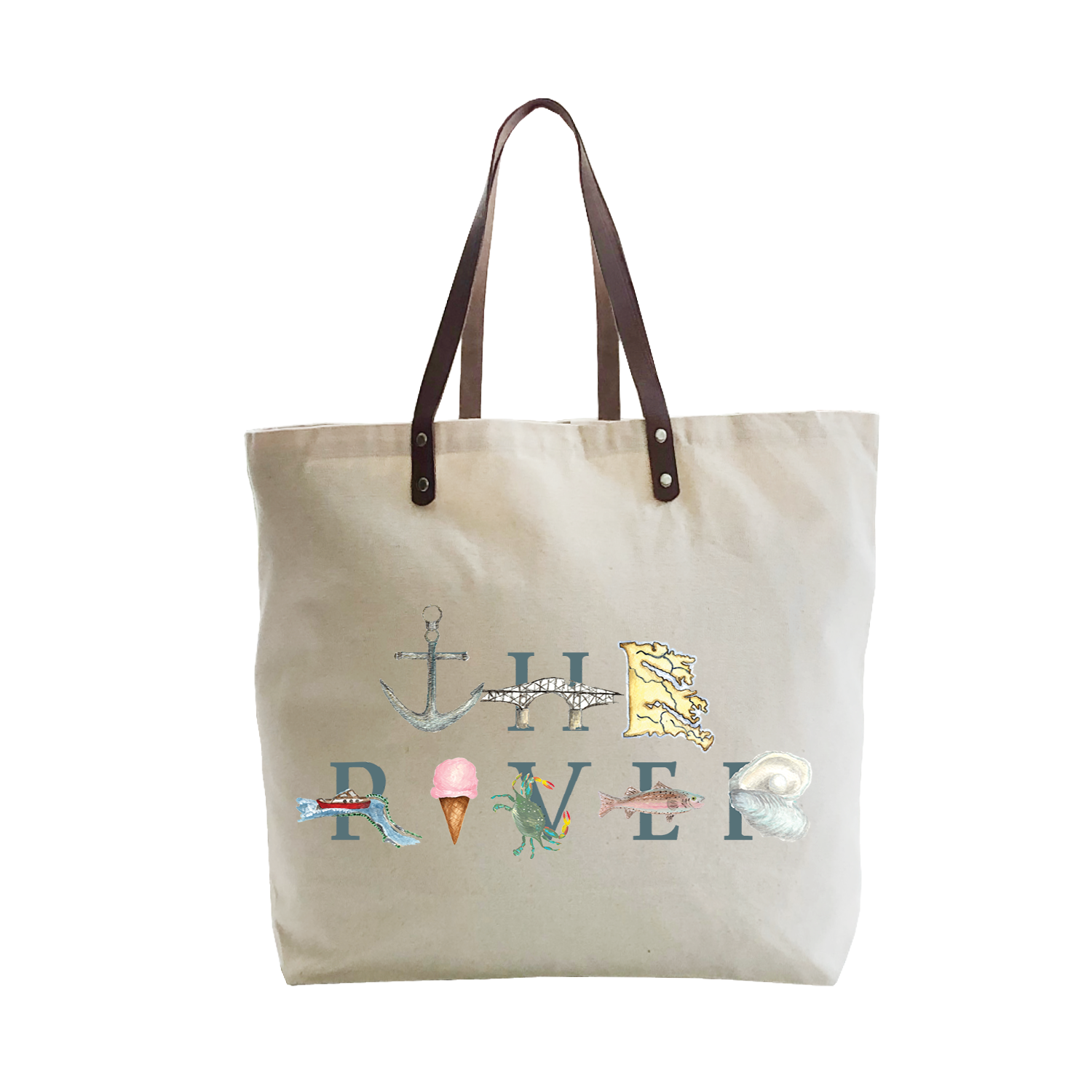 the river large tote