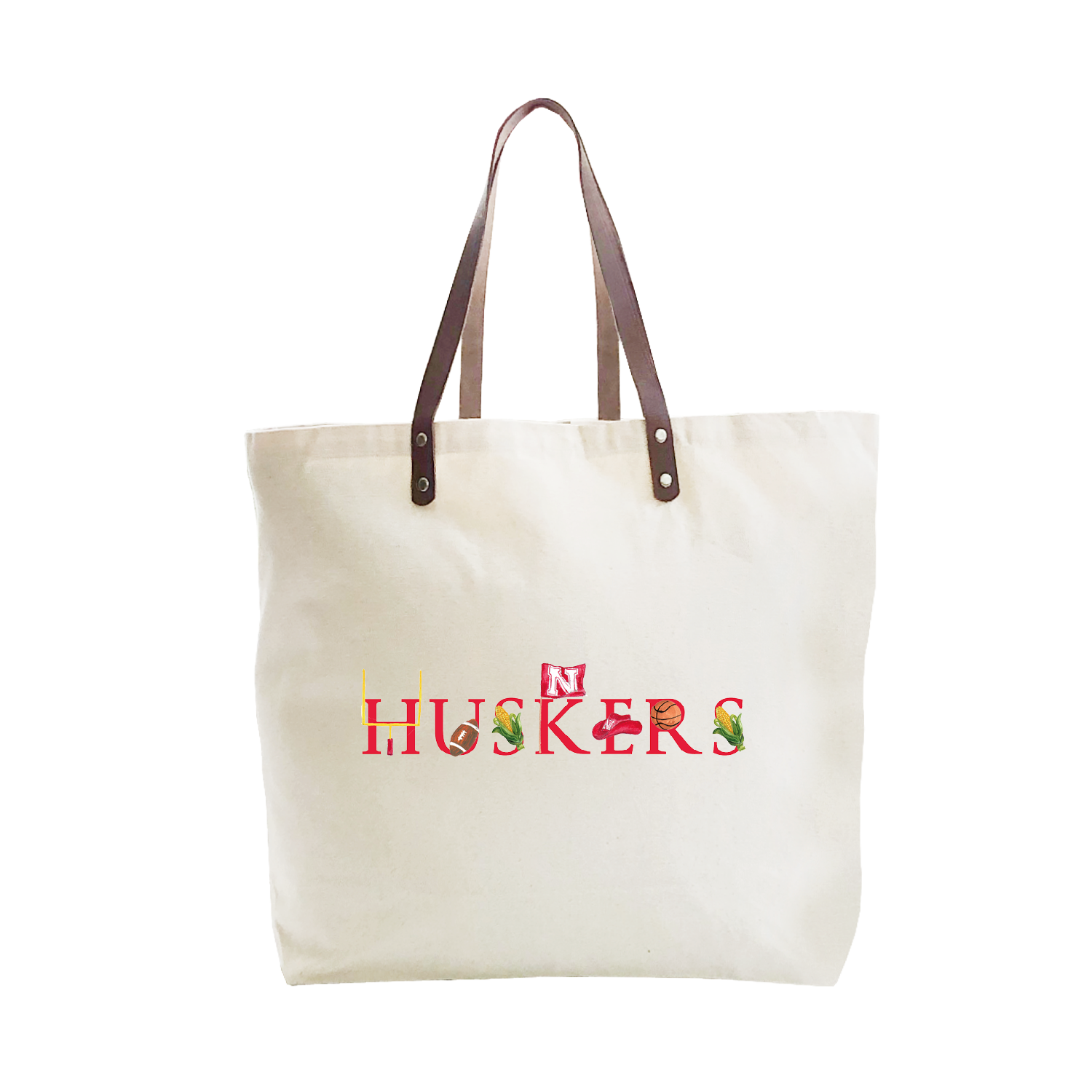 huskers large tote