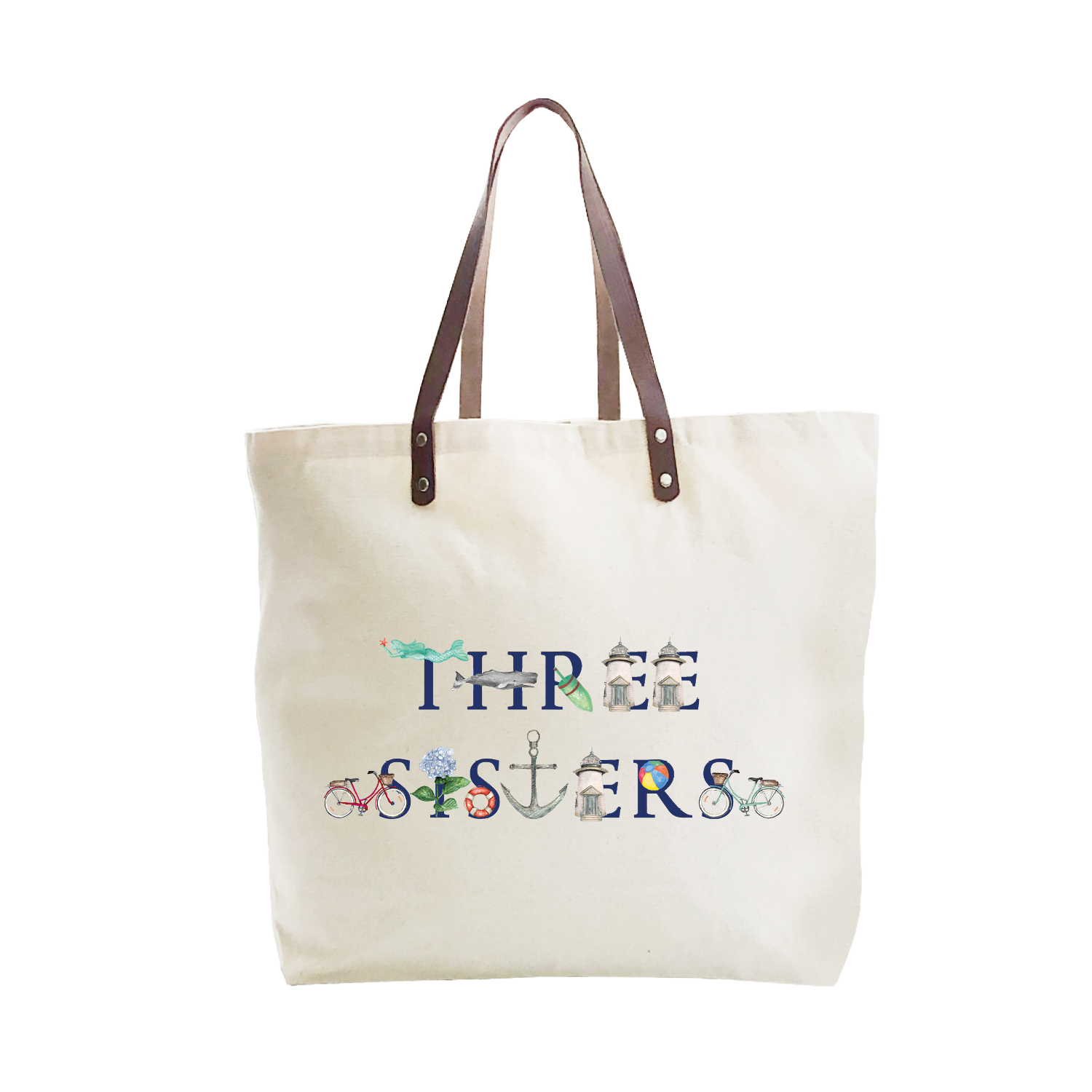 three sisters large tote