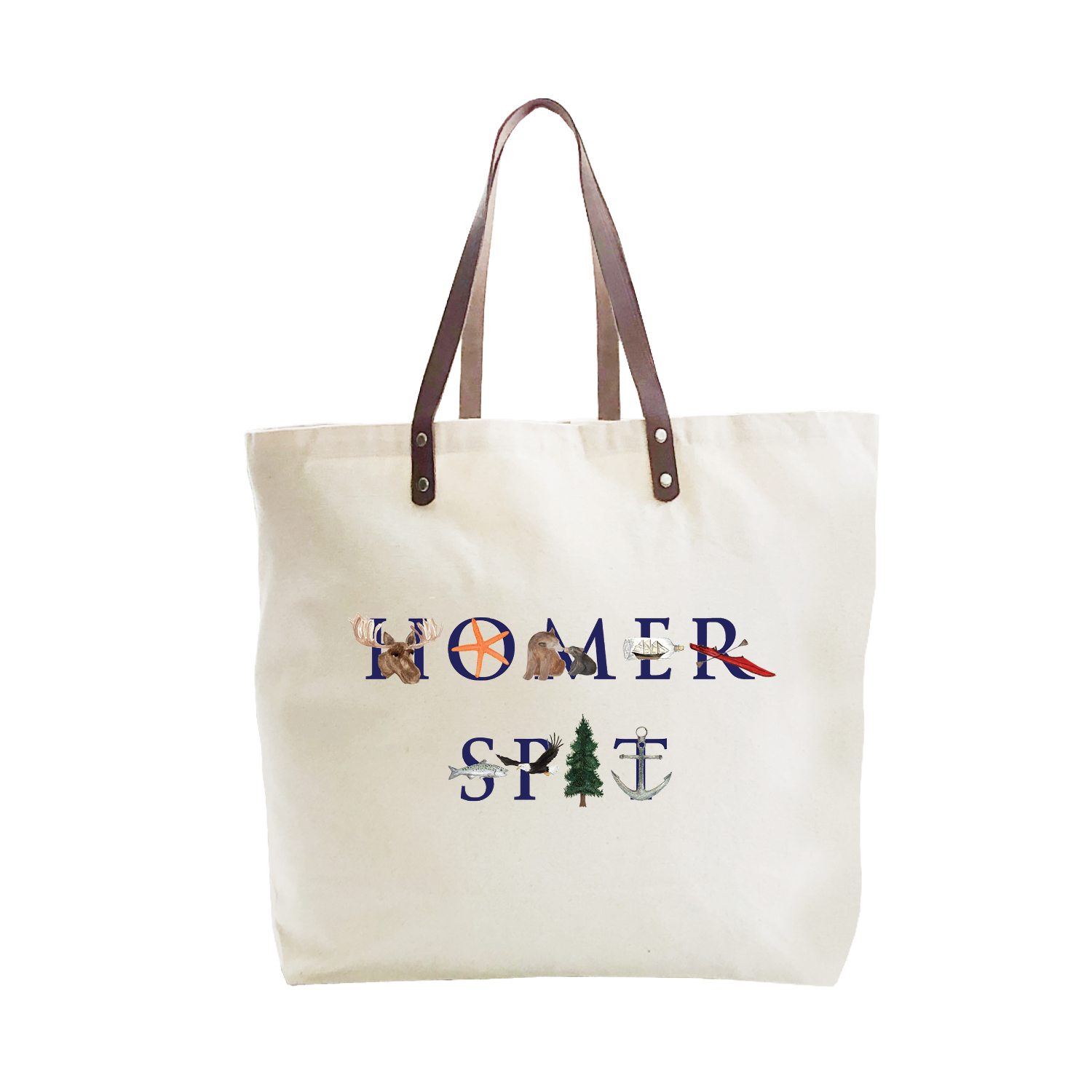 homer spit large tote