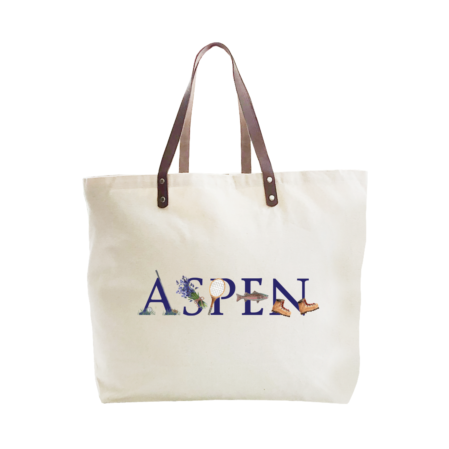 aspen summer large tote