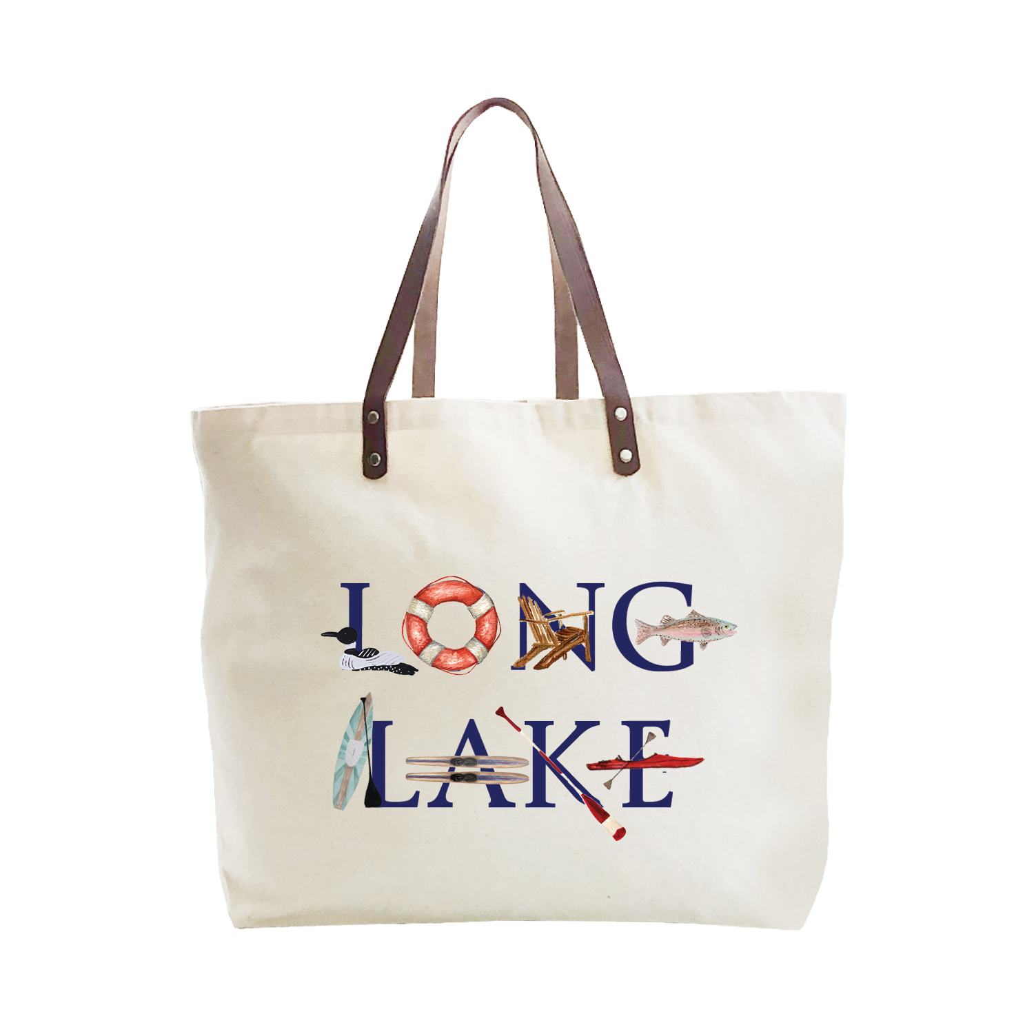 long lake large tote