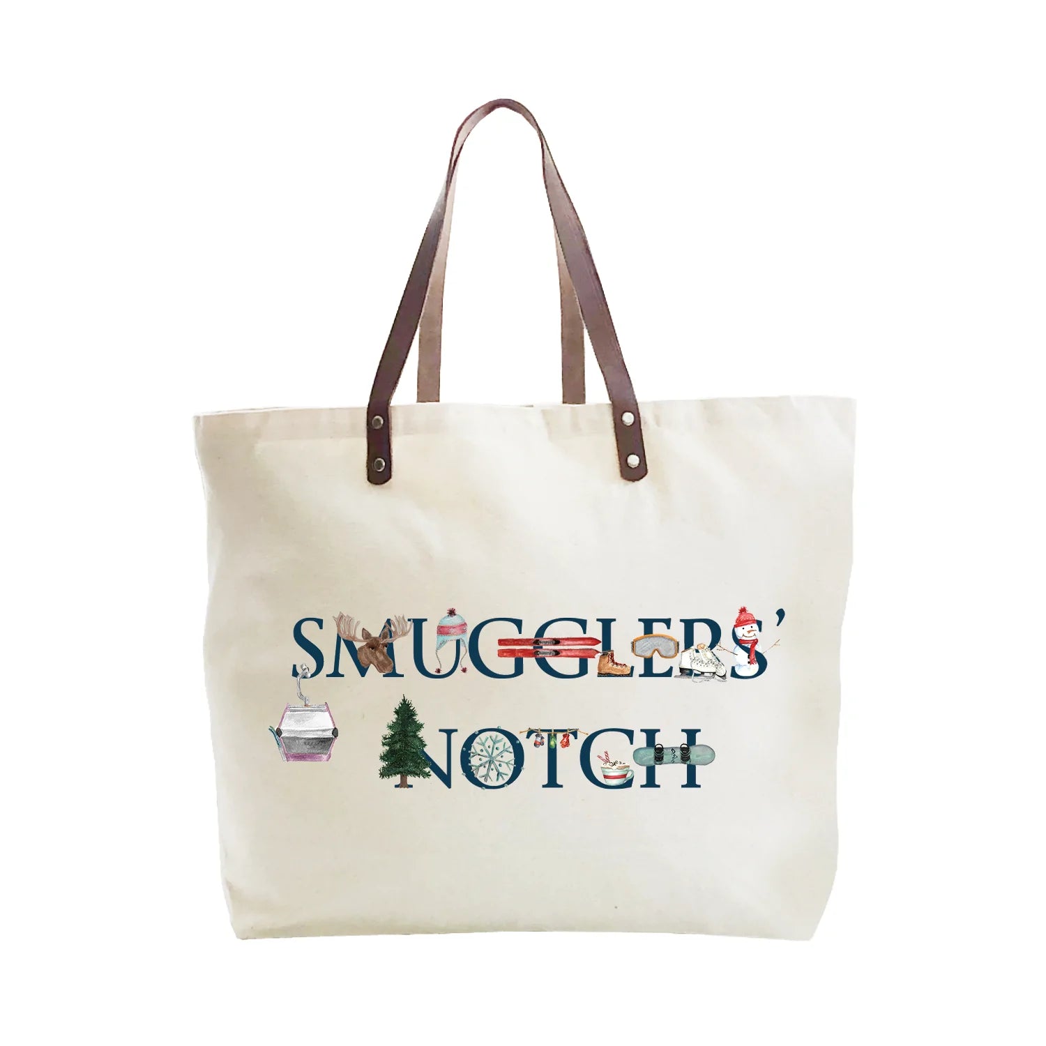 smugglers' notch large tote