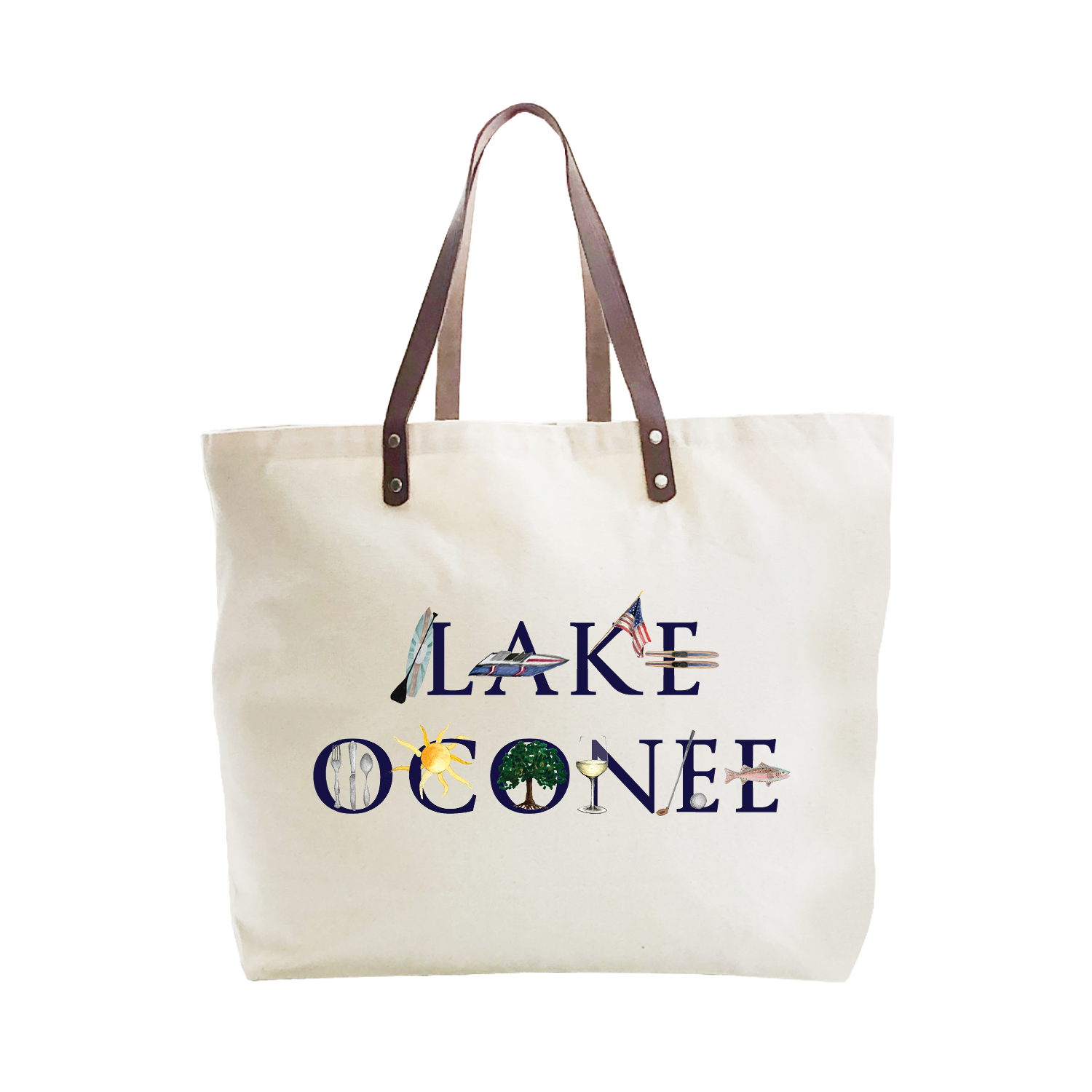 lake oconee large tote