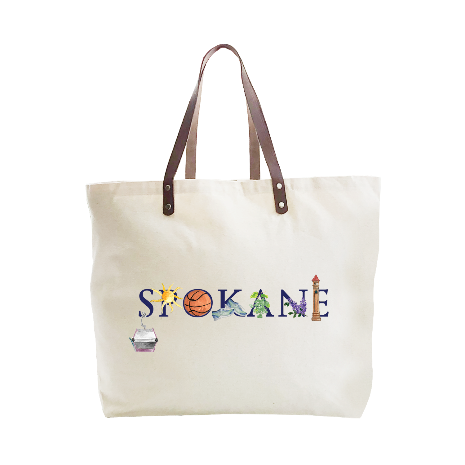 spokane large tote