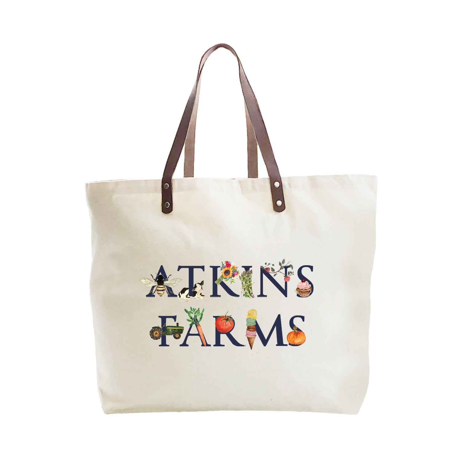 atkins farm large tote