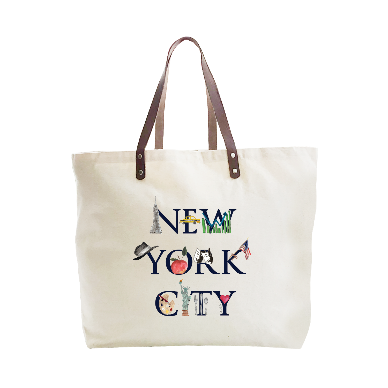 new york city large tote