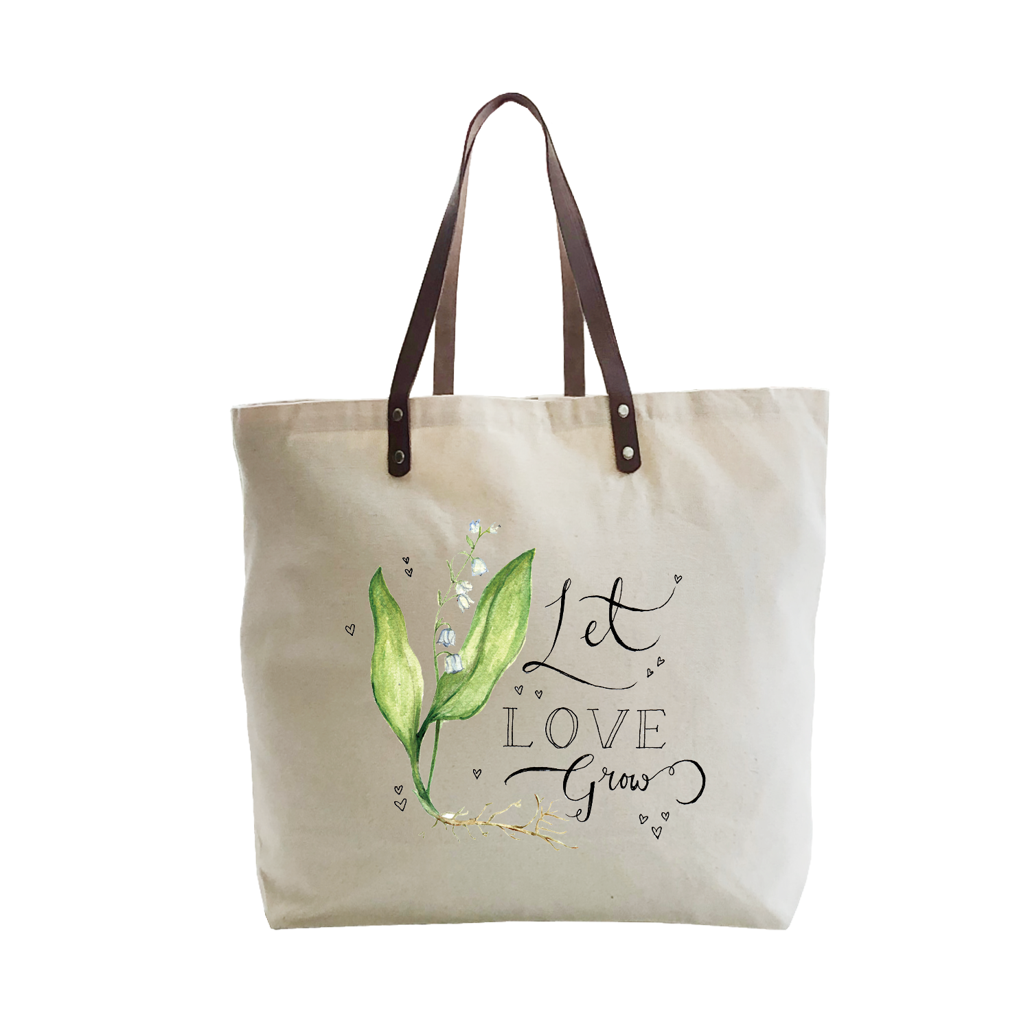 love grows large tote