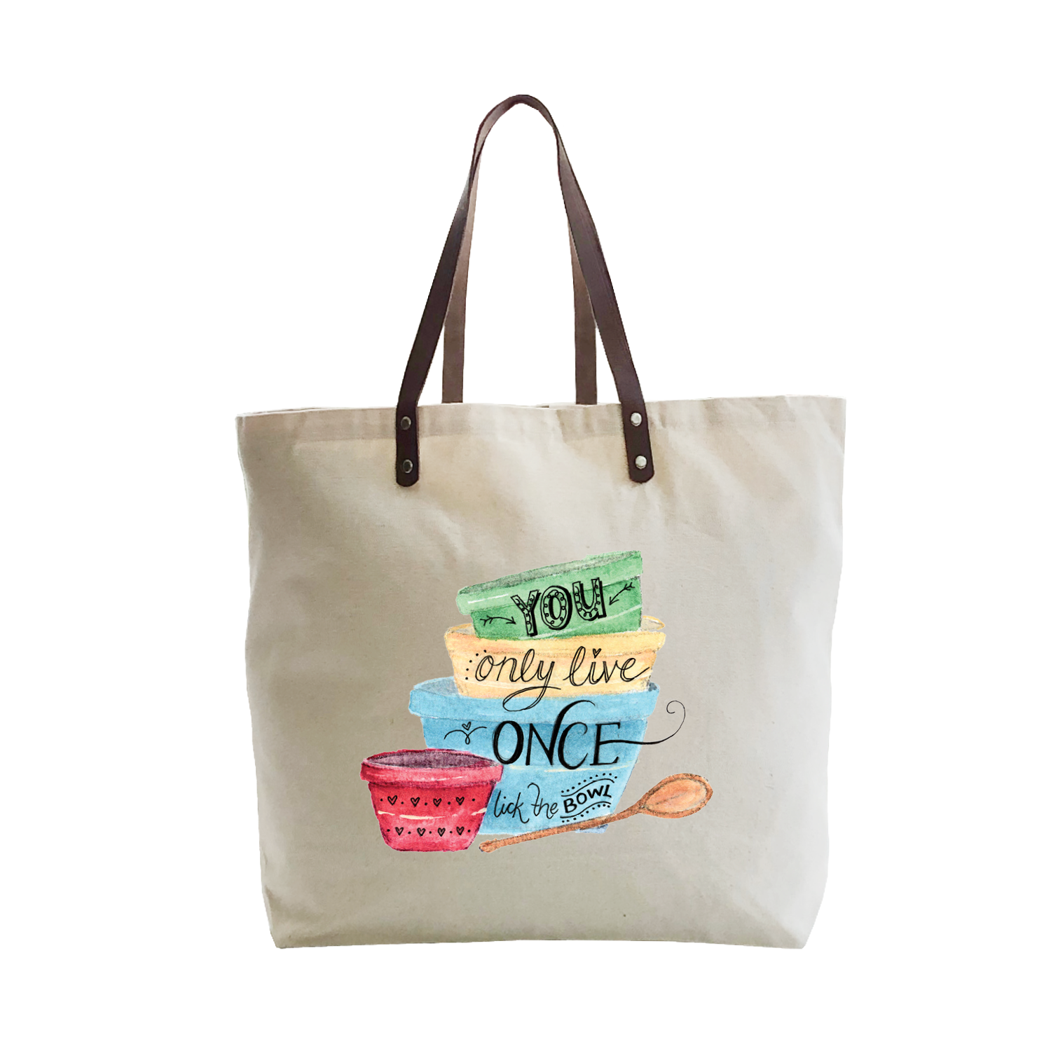 bowls large tote