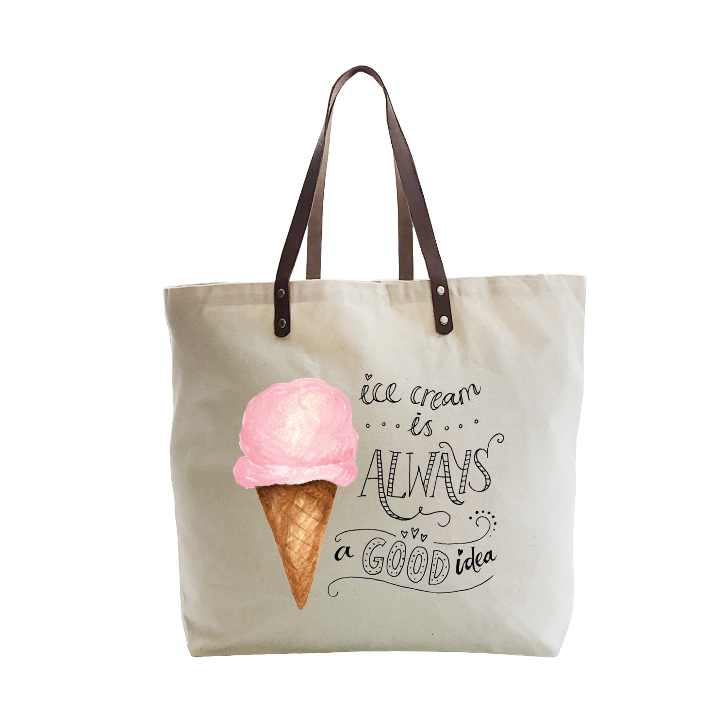 ice cream large tote