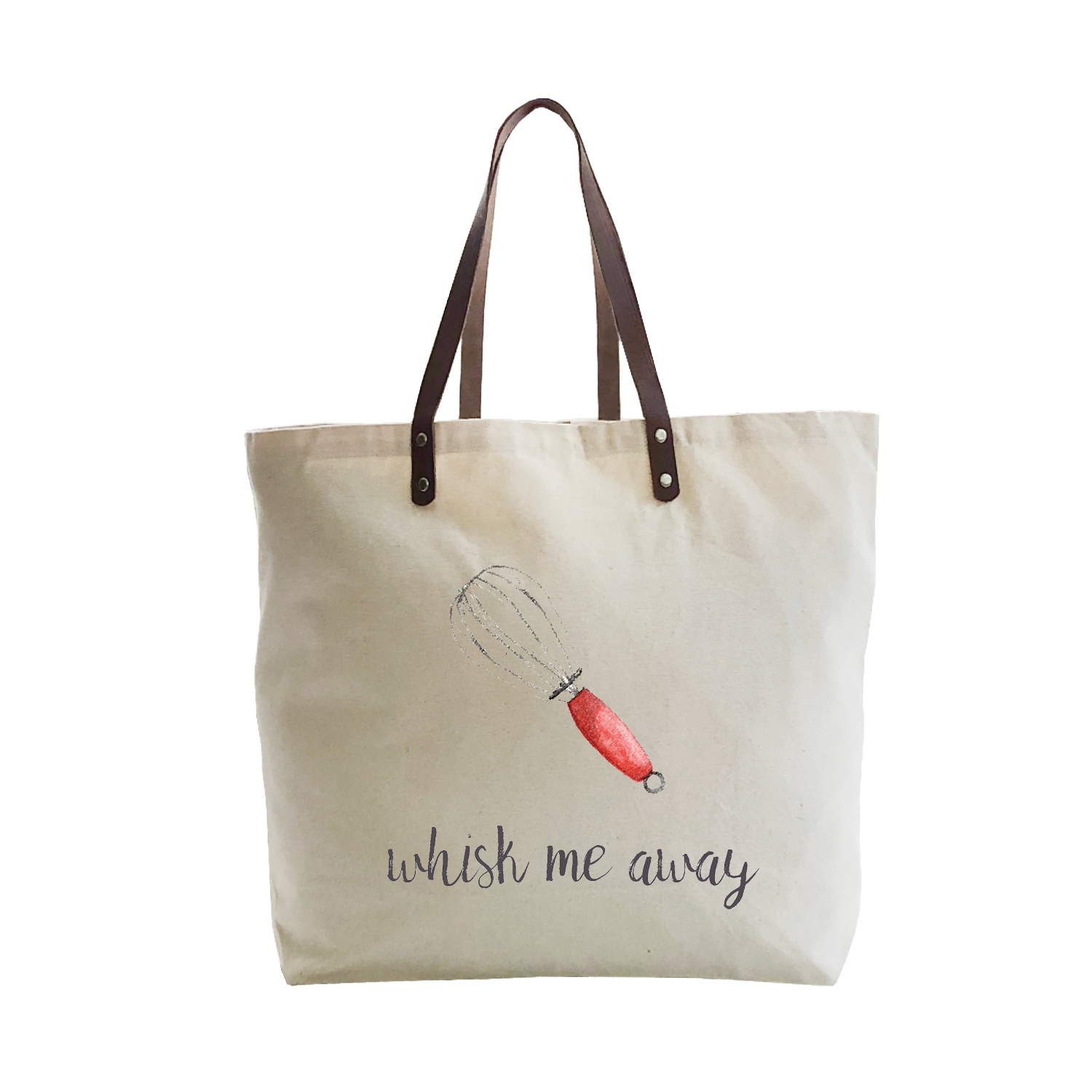 whisk me away large tote