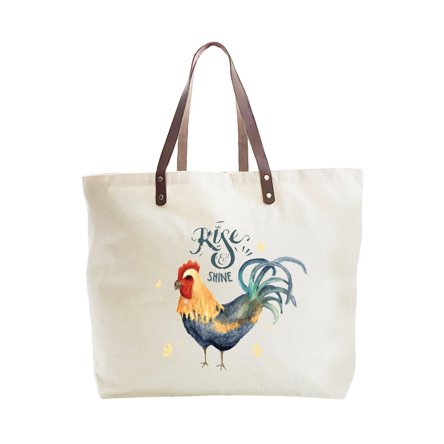 rise and shine large tote