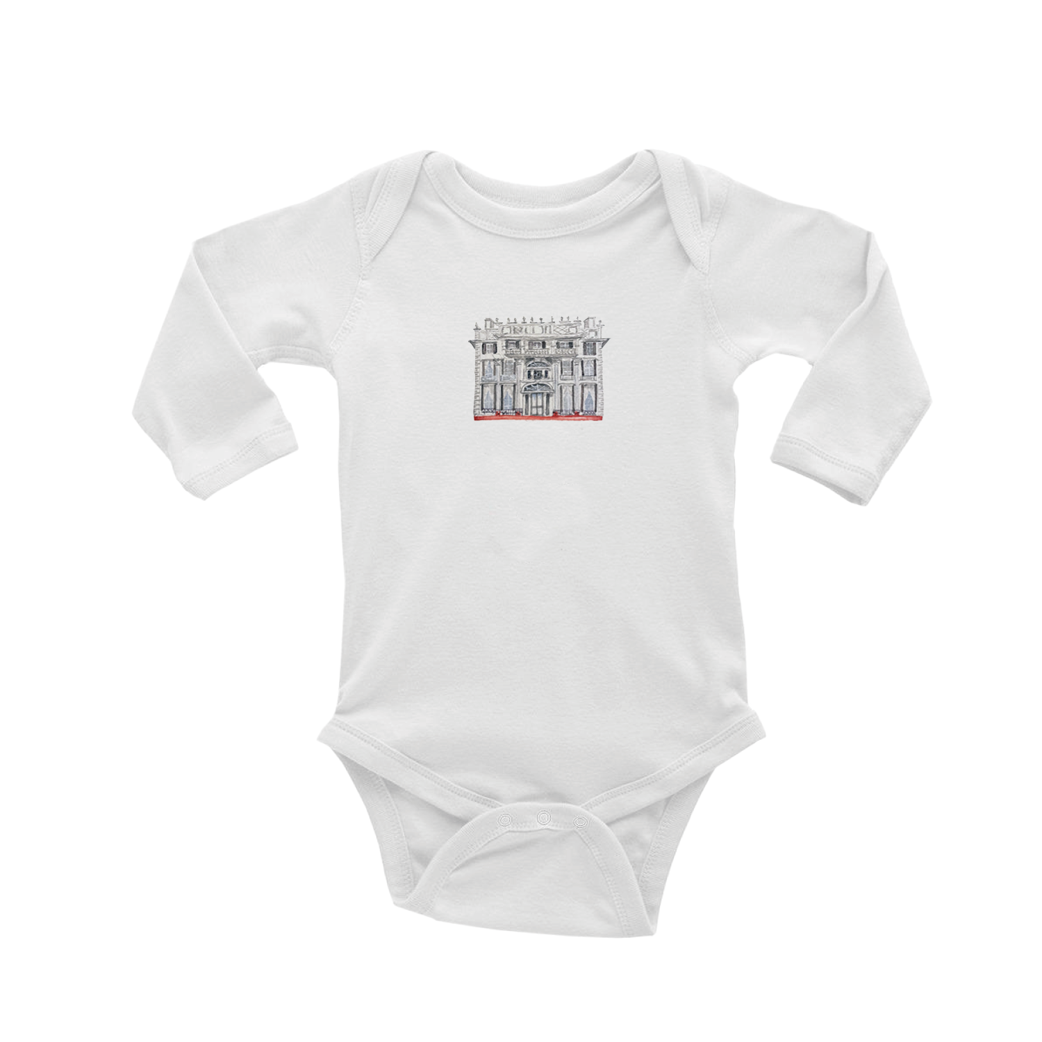 linden place baby snap up long sleeve