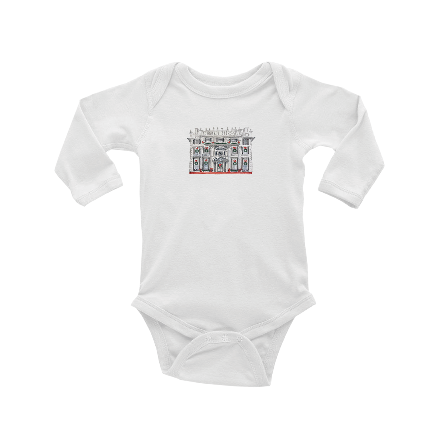 linden place holiday baby snap up long sleeve