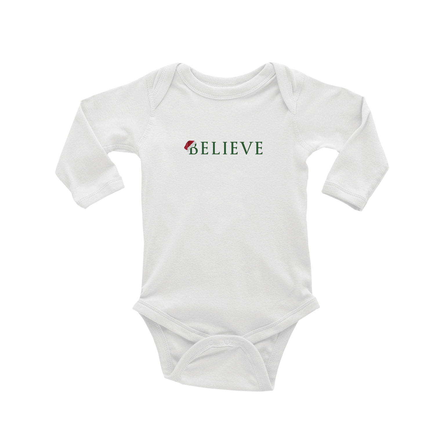 believe baby snap up long sleeve