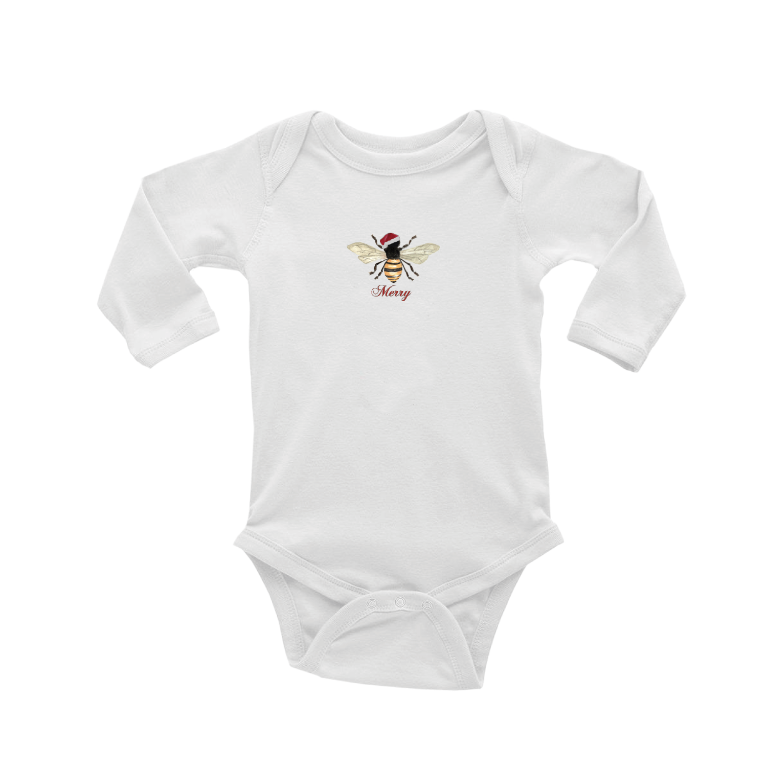 bee merry baby snap up long sleeve