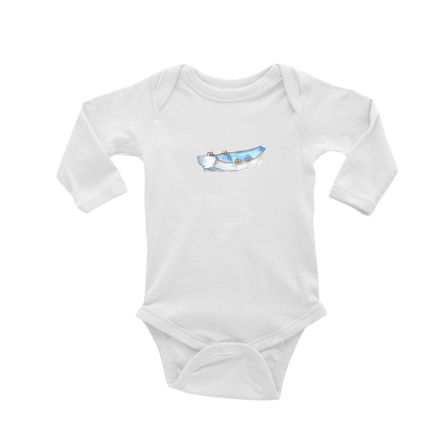 rescue boat baby snap up long sleeve