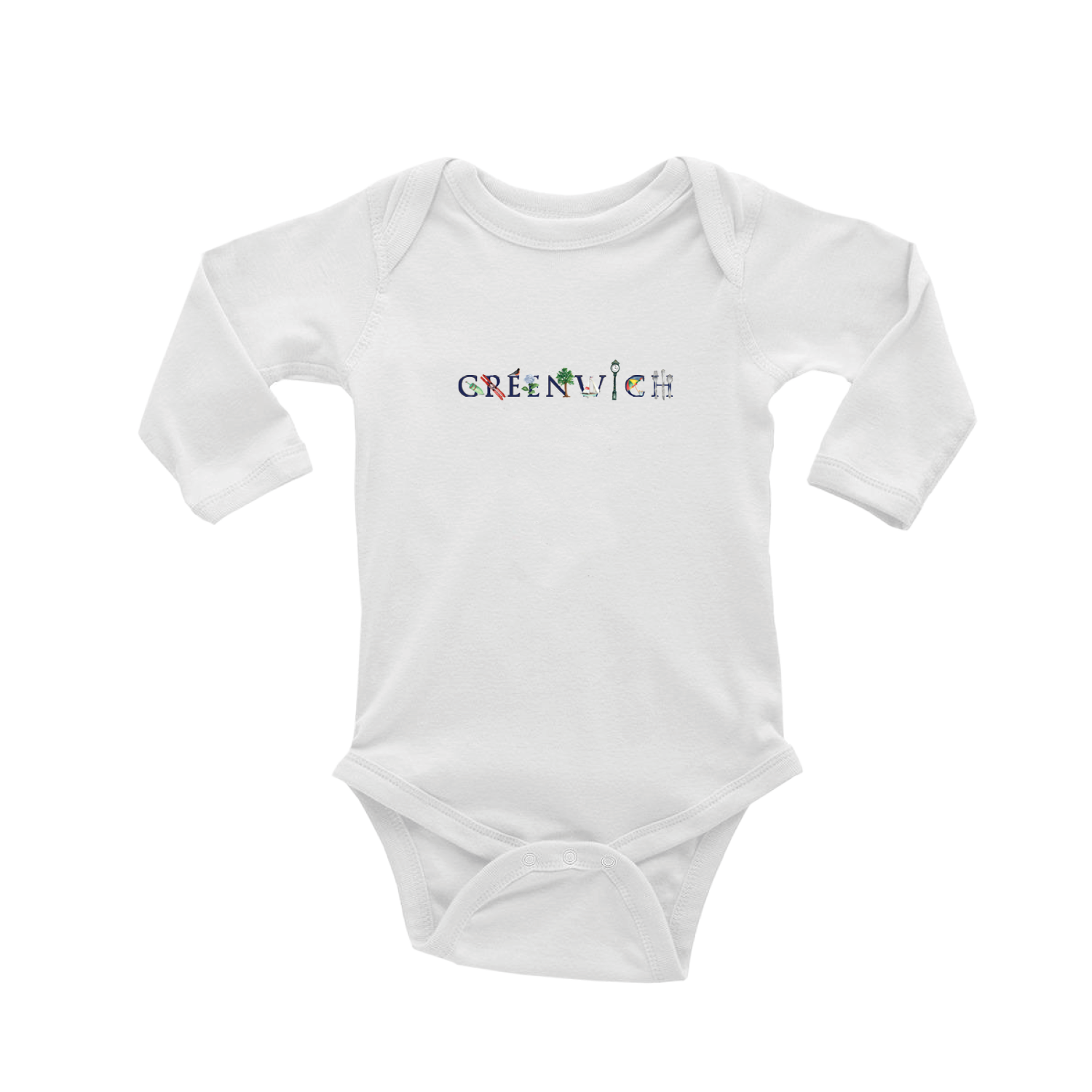 greenwich baby snap up long sleeve