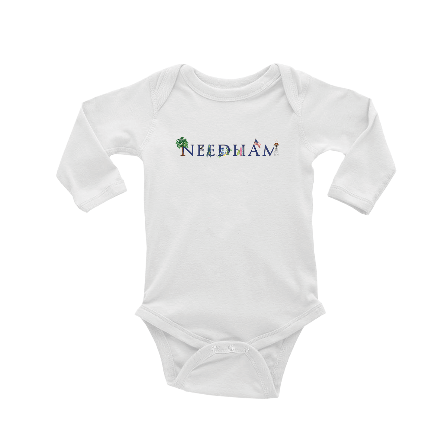 needham baby snap up long sleeve