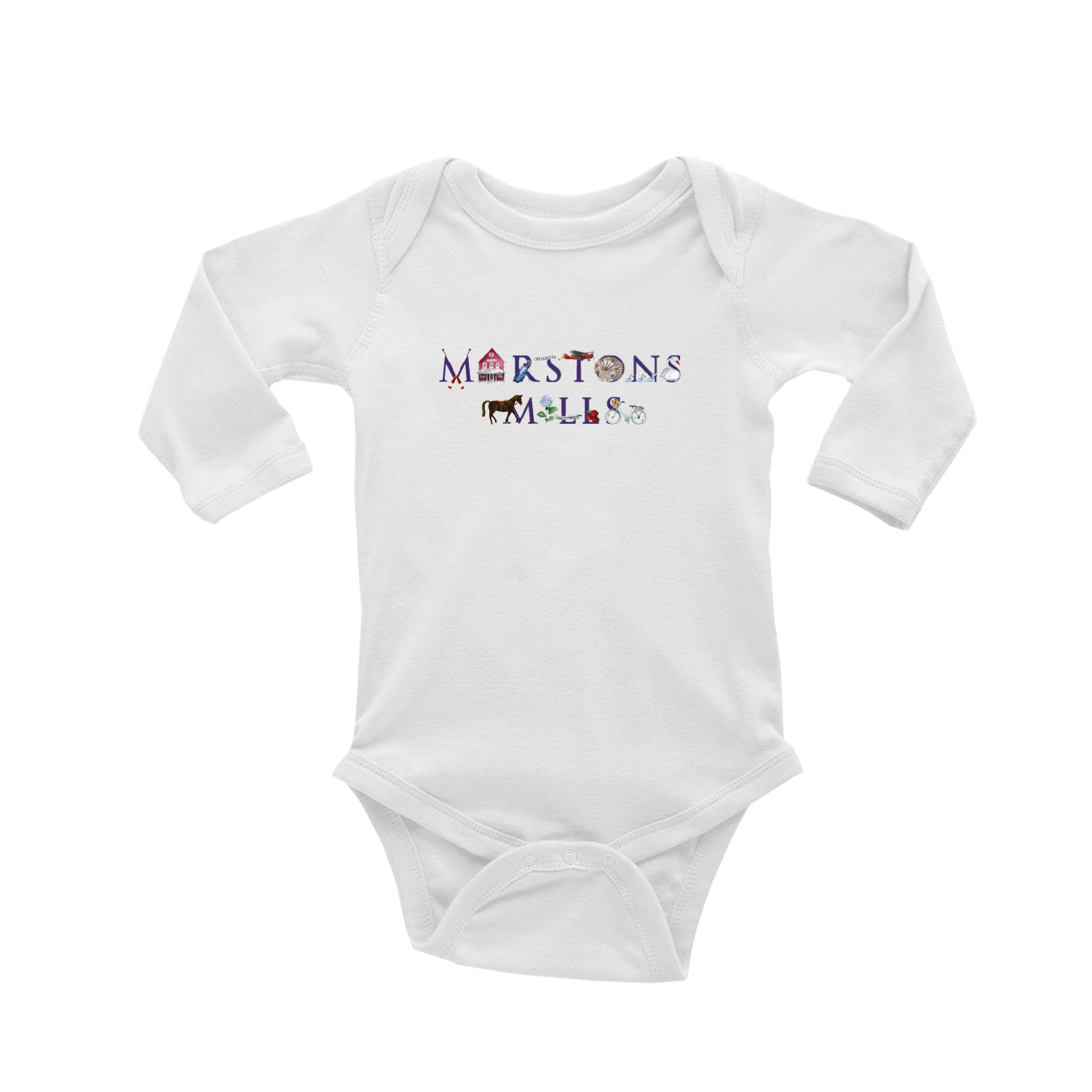 marstons mills baby snap up long sleeve