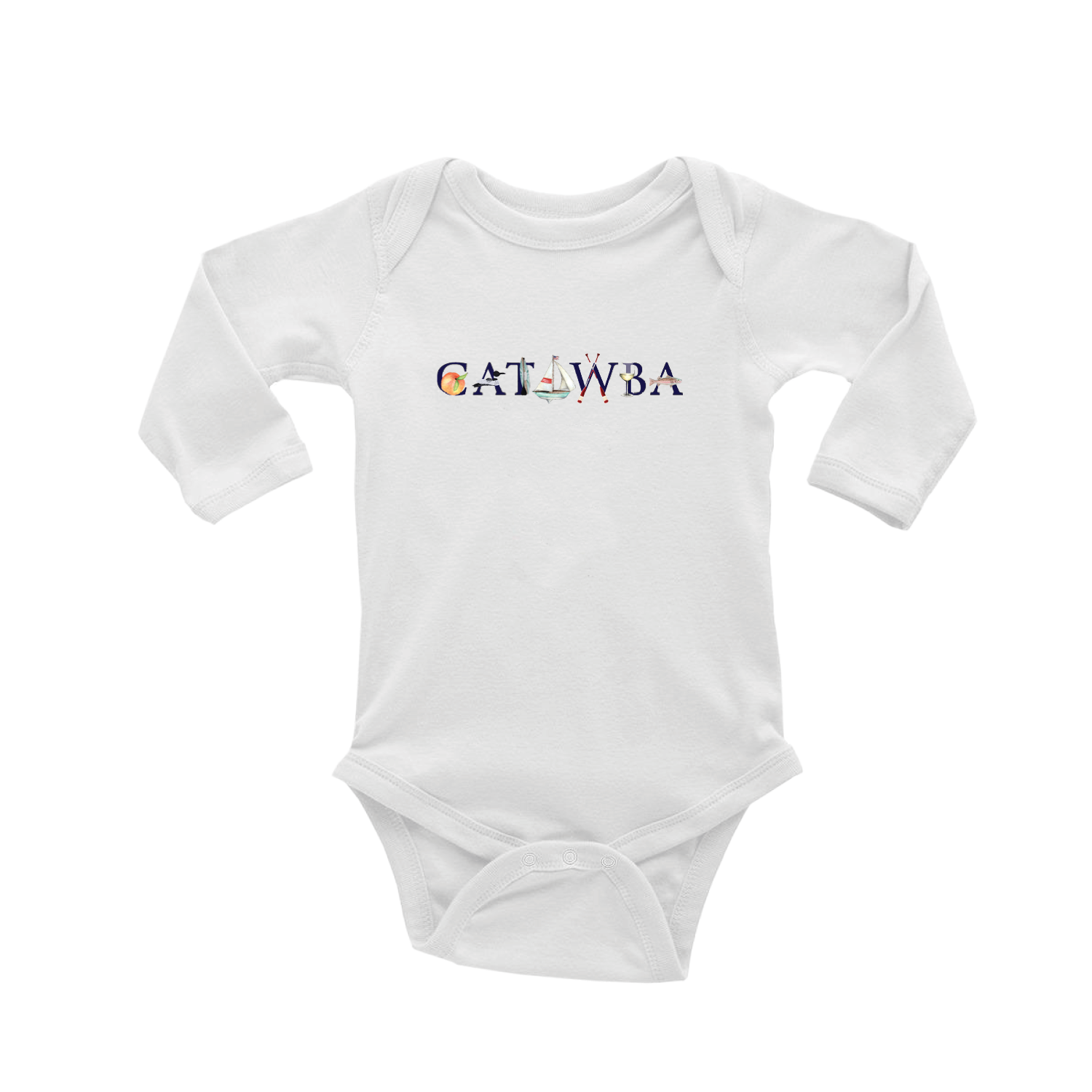 catawba baby snap up long sleeve