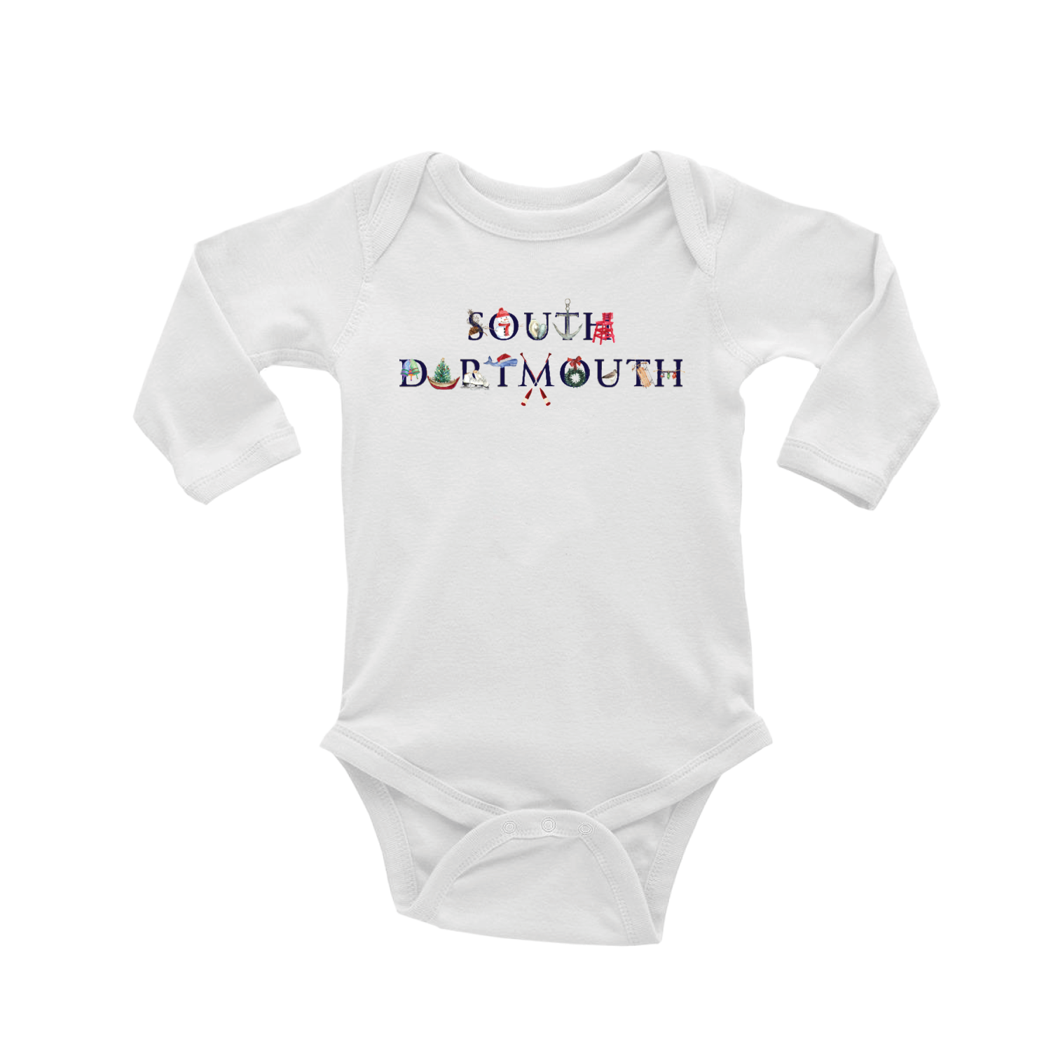south dartmouth winter baby snap up long sleeve