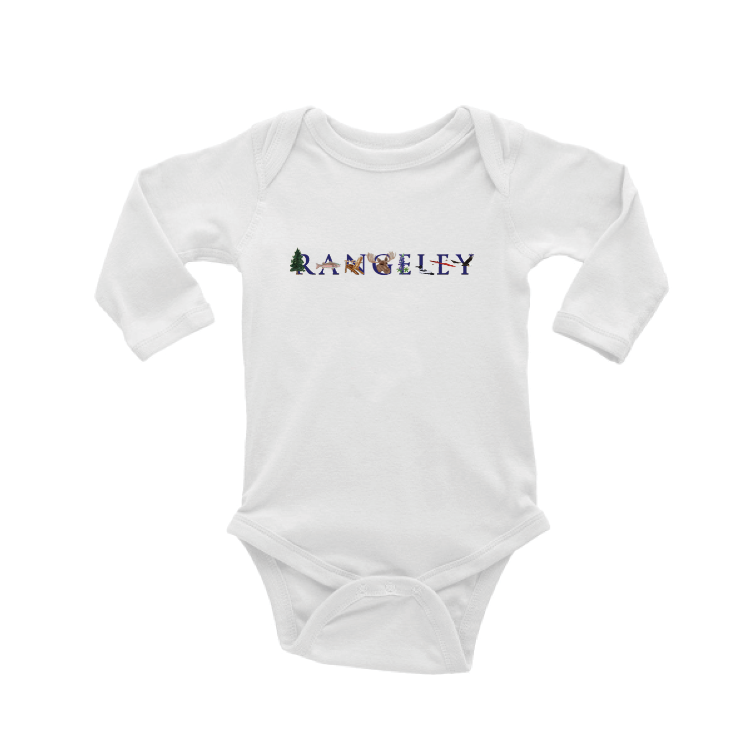 rangeley summer baby snap up long sleeve