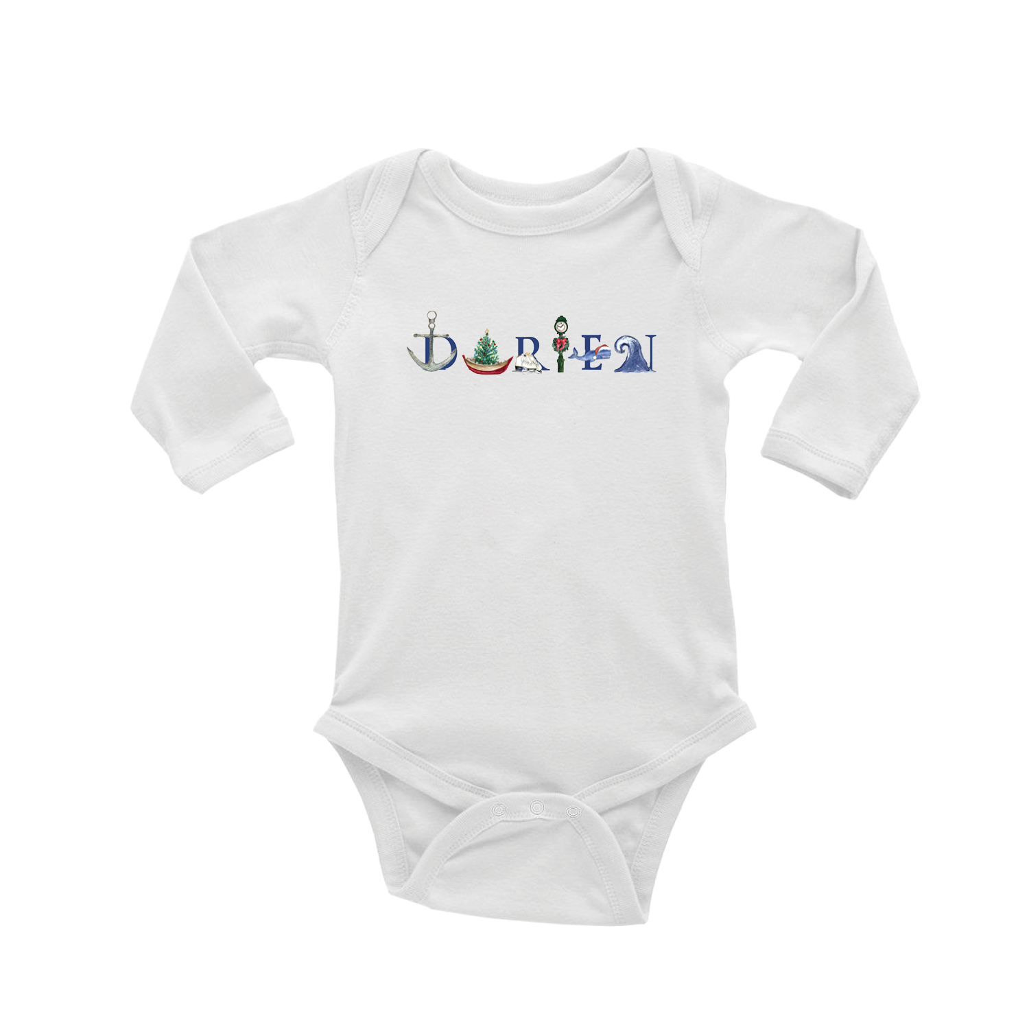 darien winter baby snap up long sleeve