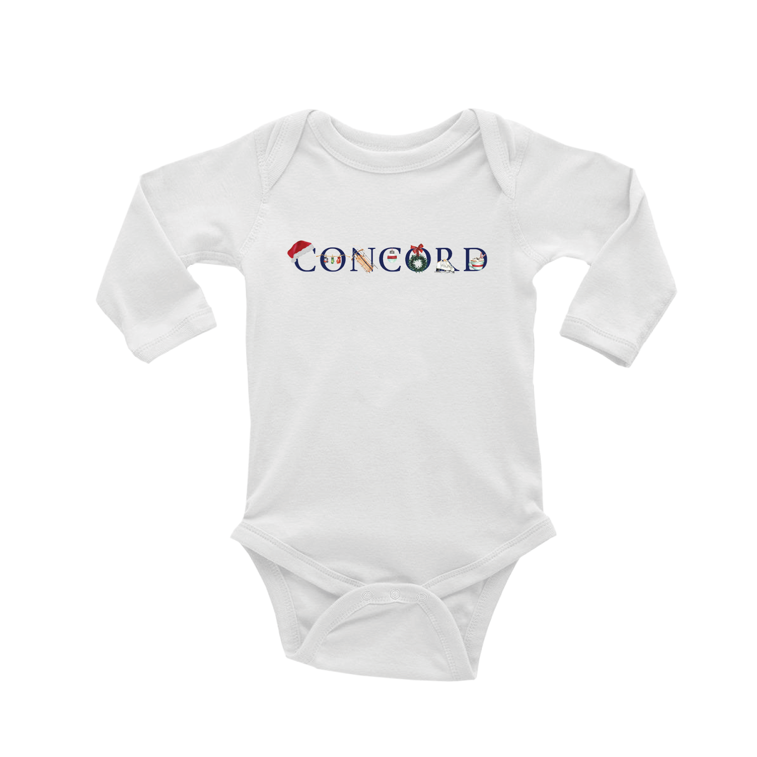 concord winter baby snap up long sleeve