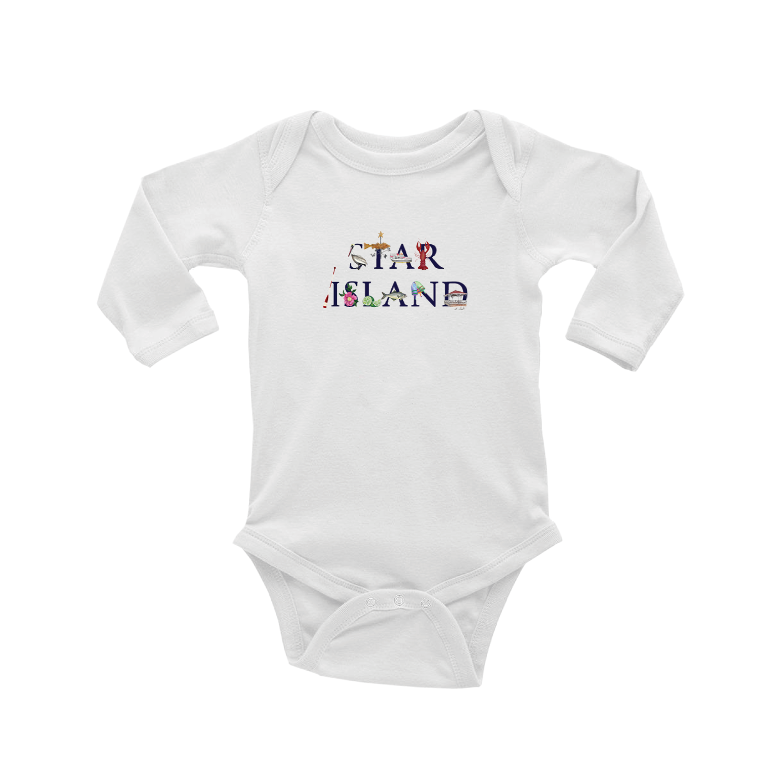 star island baby snap up long sleeve