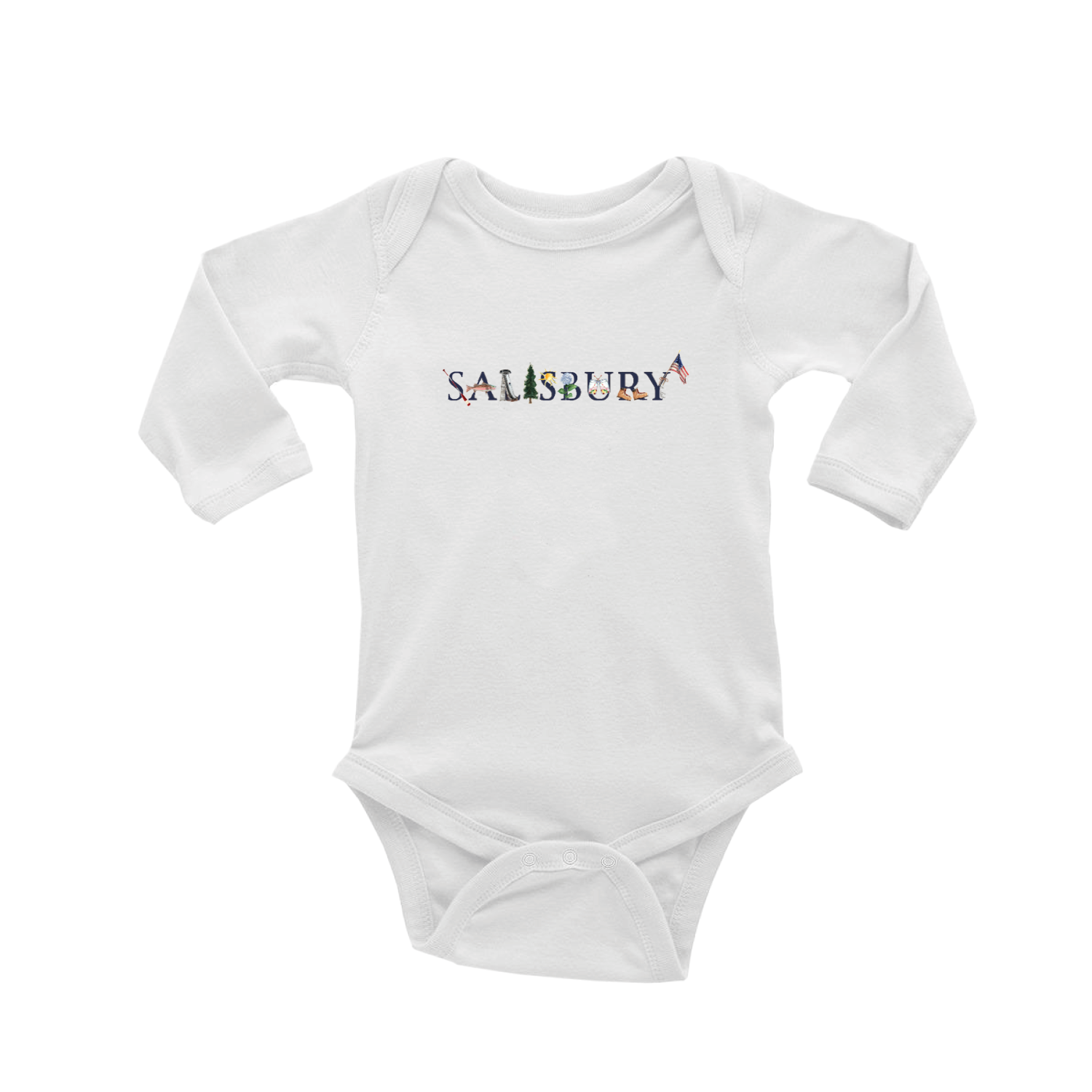 salisbury baby snap up long sleeve