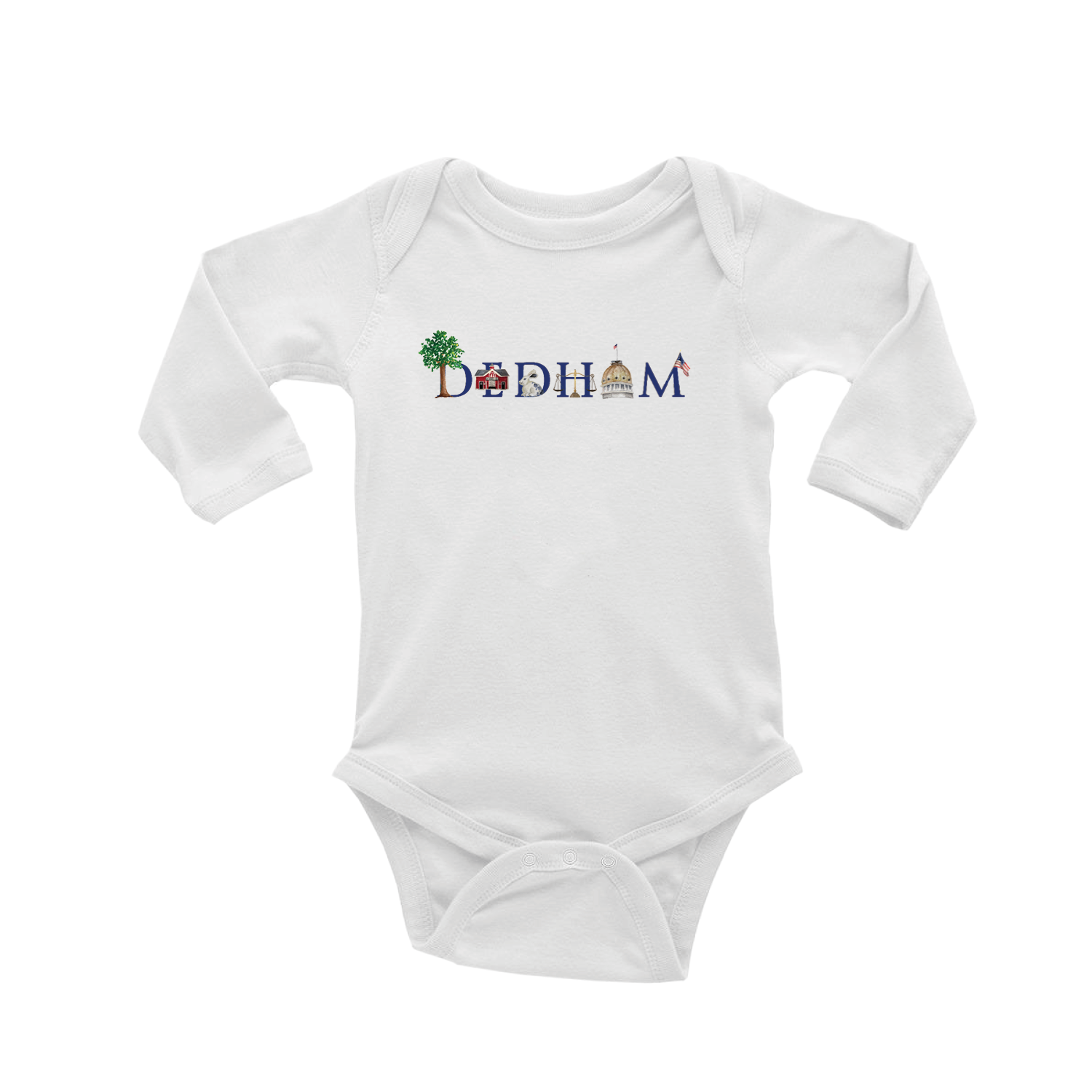 dedham baby snap up long sleeve