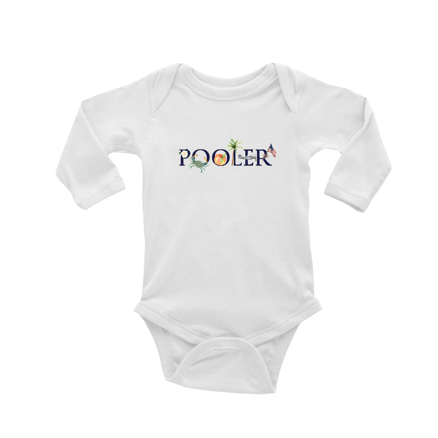 pooler baby snap up long sleeve