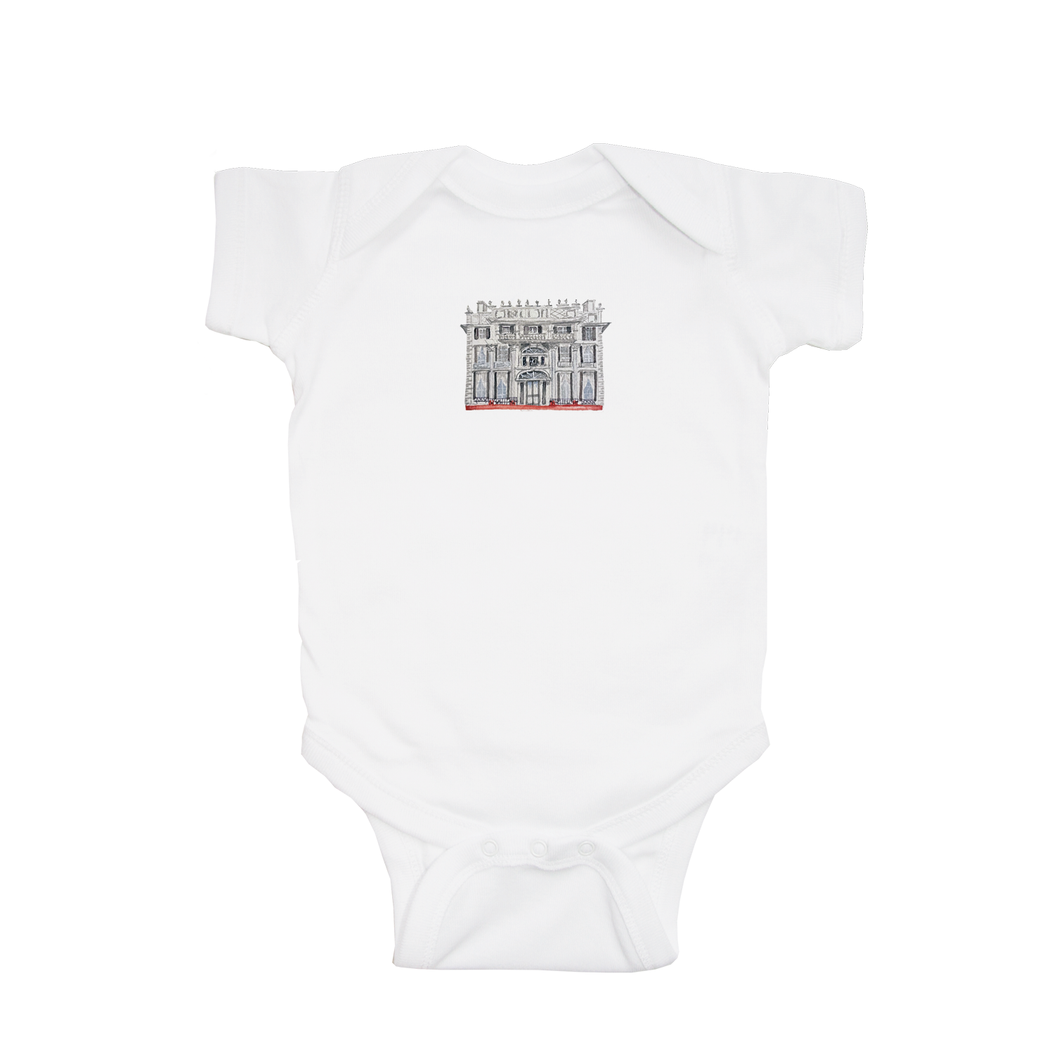 linden place baby snap up short sleeve