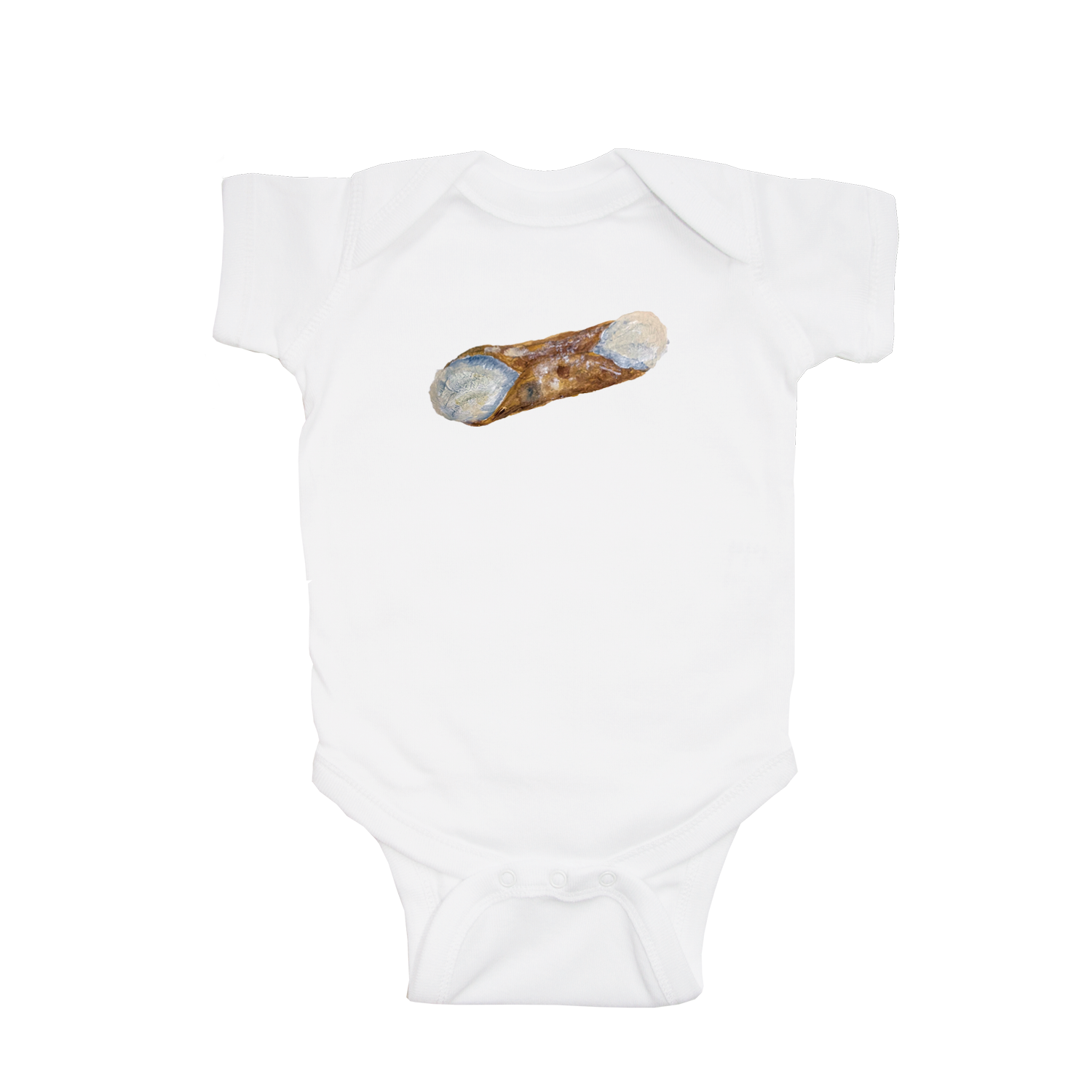 cannoli baby snap up short sleeve