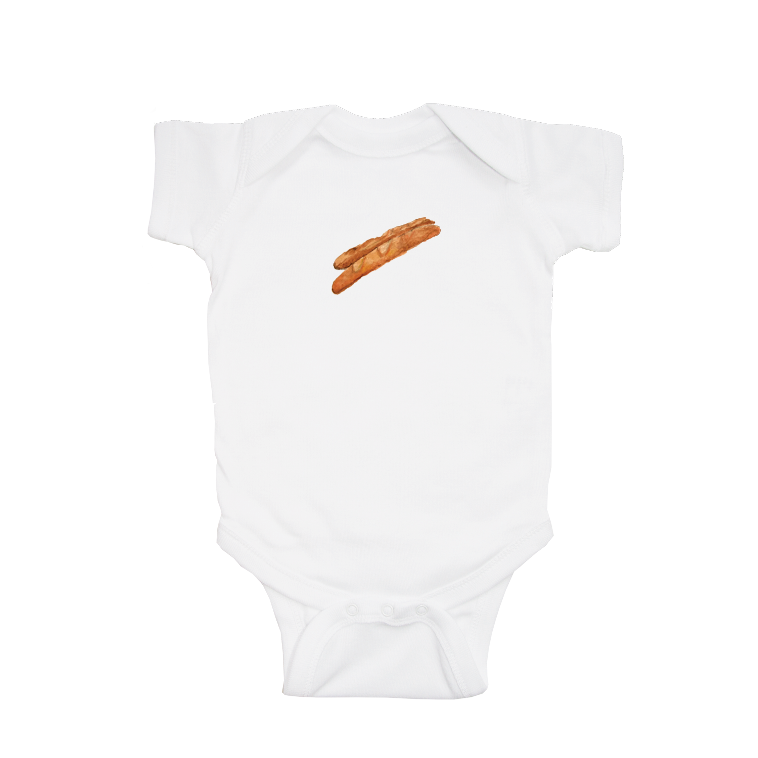 baguette baby snap up short sleeve