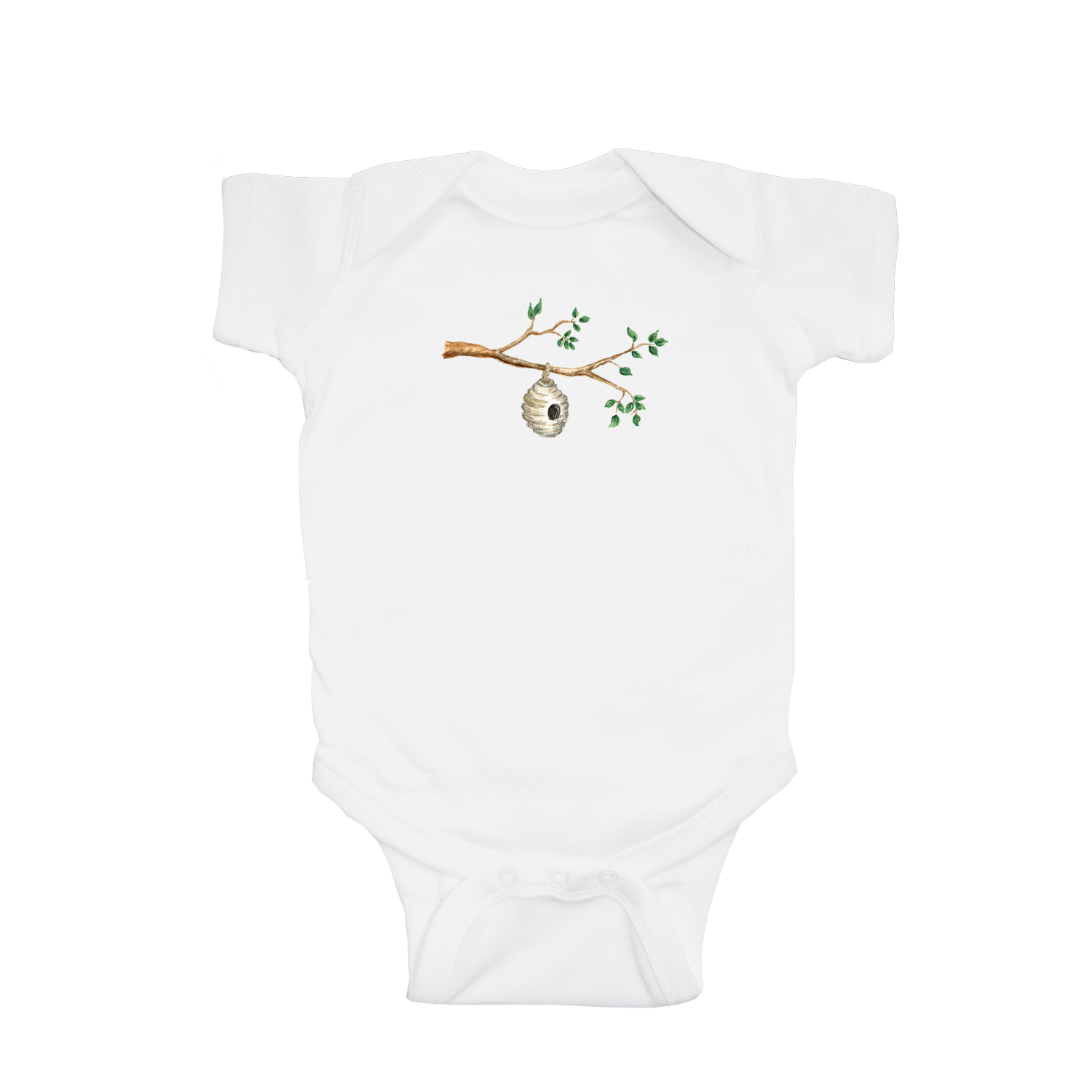 beehive baby snap up short sleeve