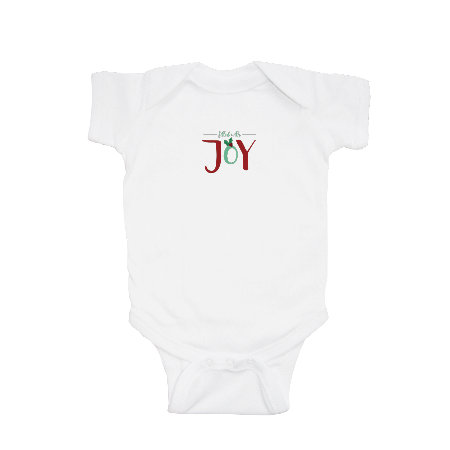 filled with joy baby snap up short sleeve