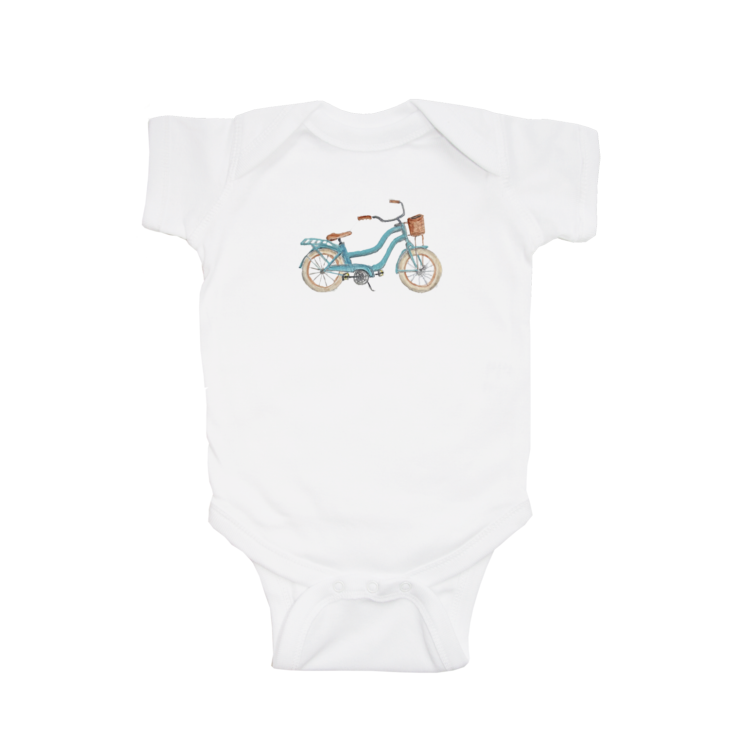light blue beach bike baby snap up short sleeve