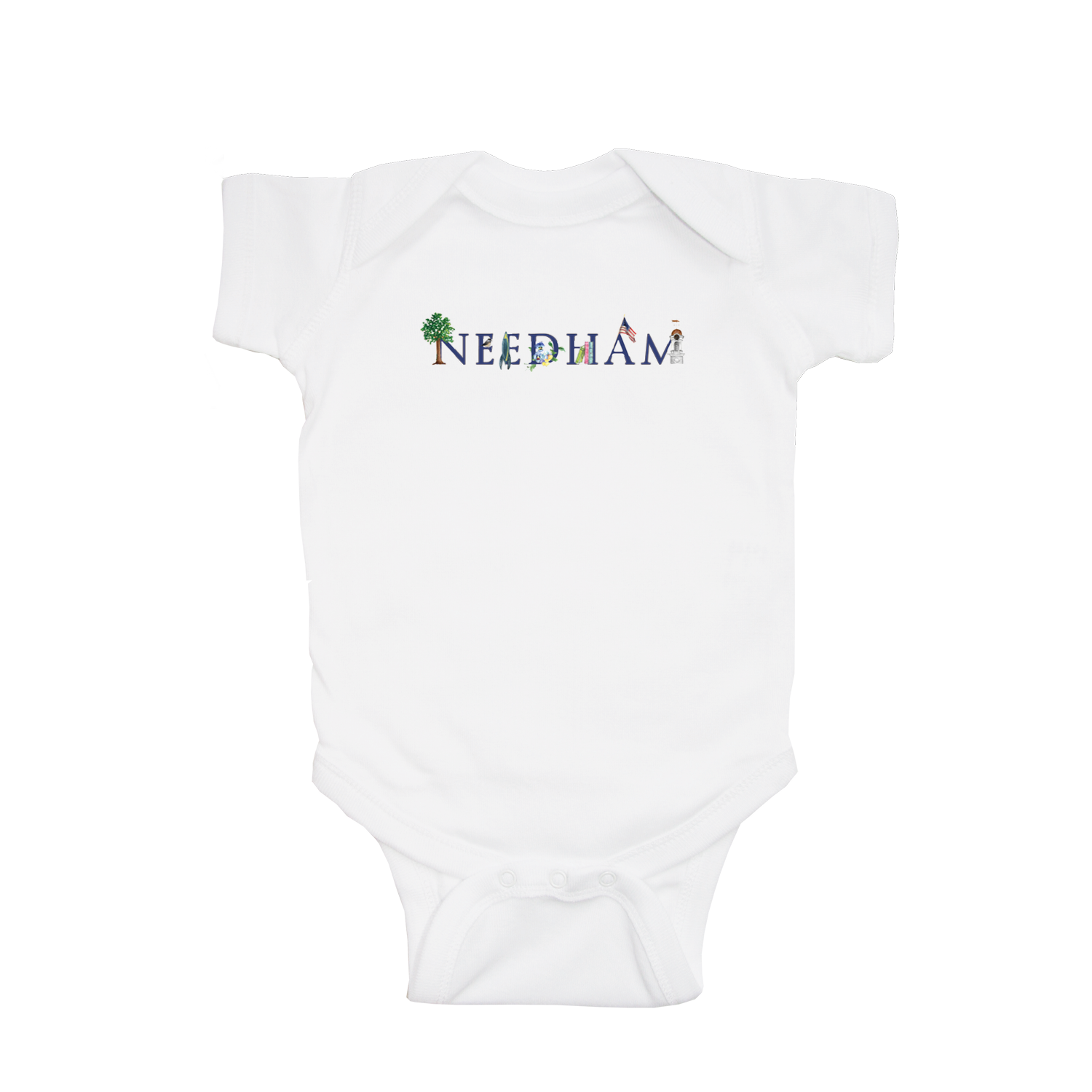 needham baby snap up short sleeve