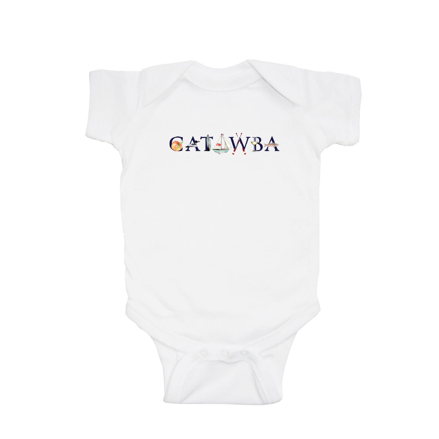 catawba baby snap up short sleeve