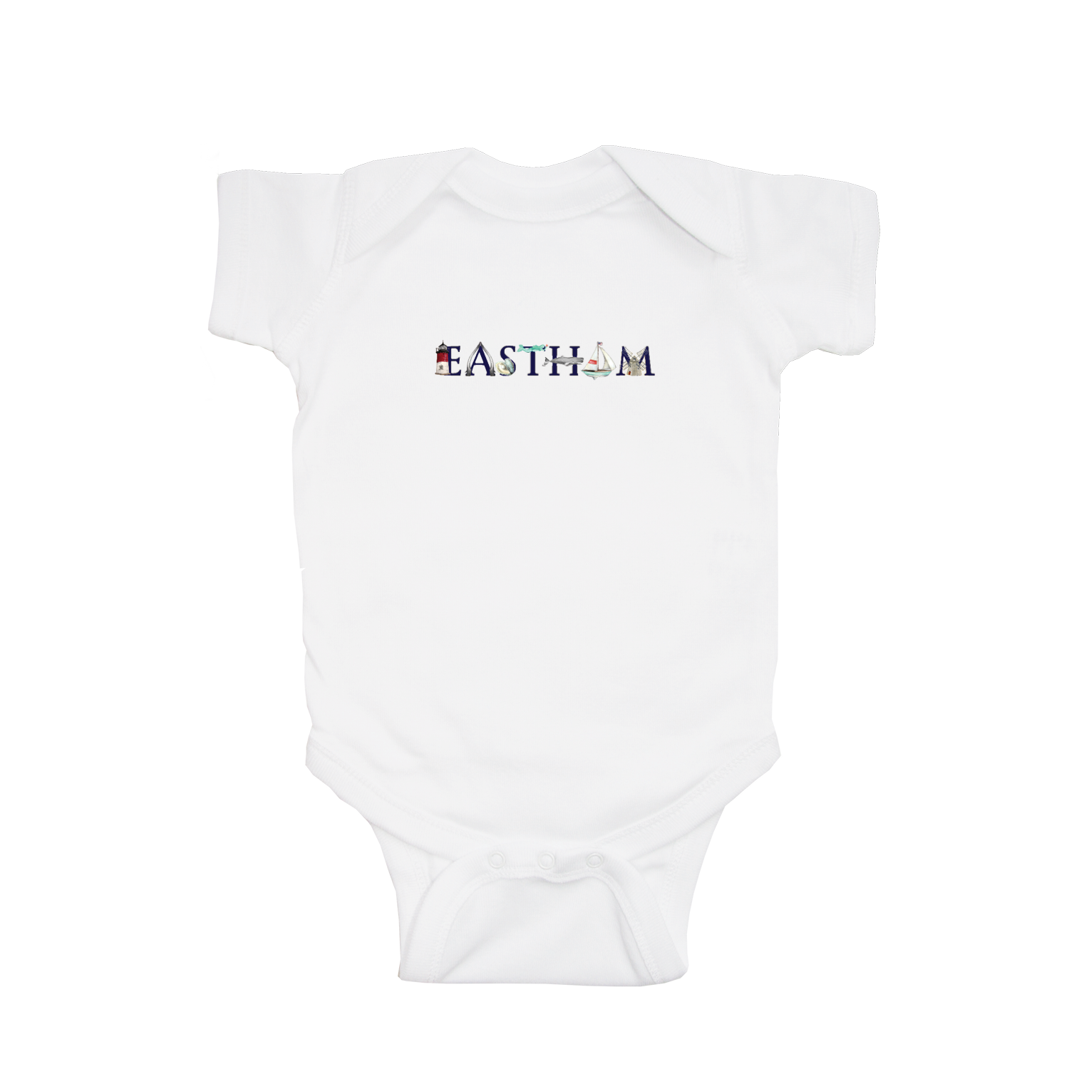 eastham baby snap up short sleeve