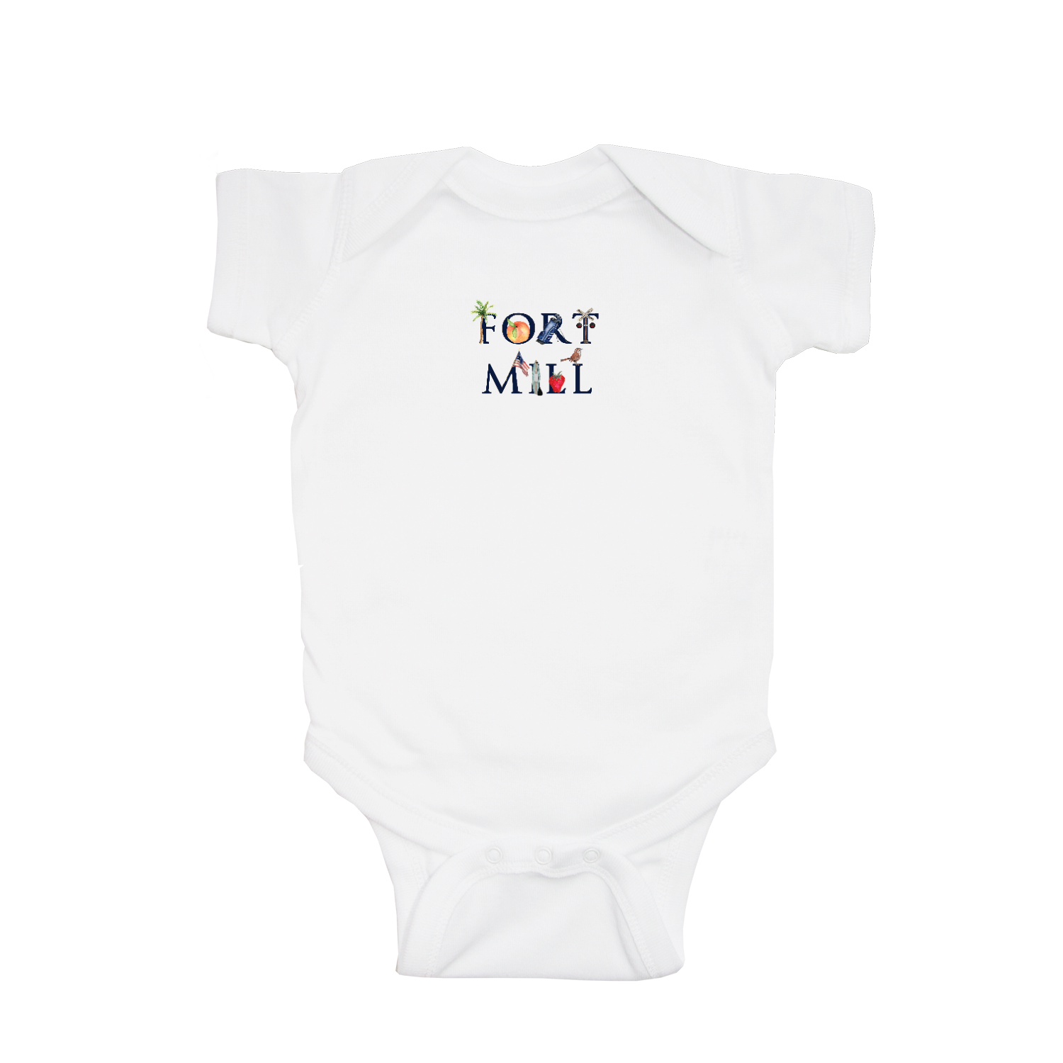 fort mill baby snap up short sleeve