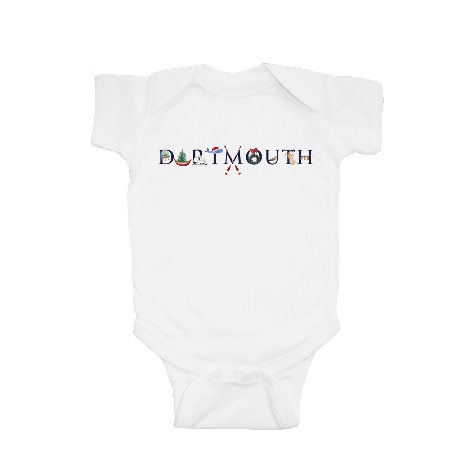 dartmouth winter baby snap up short sleeve