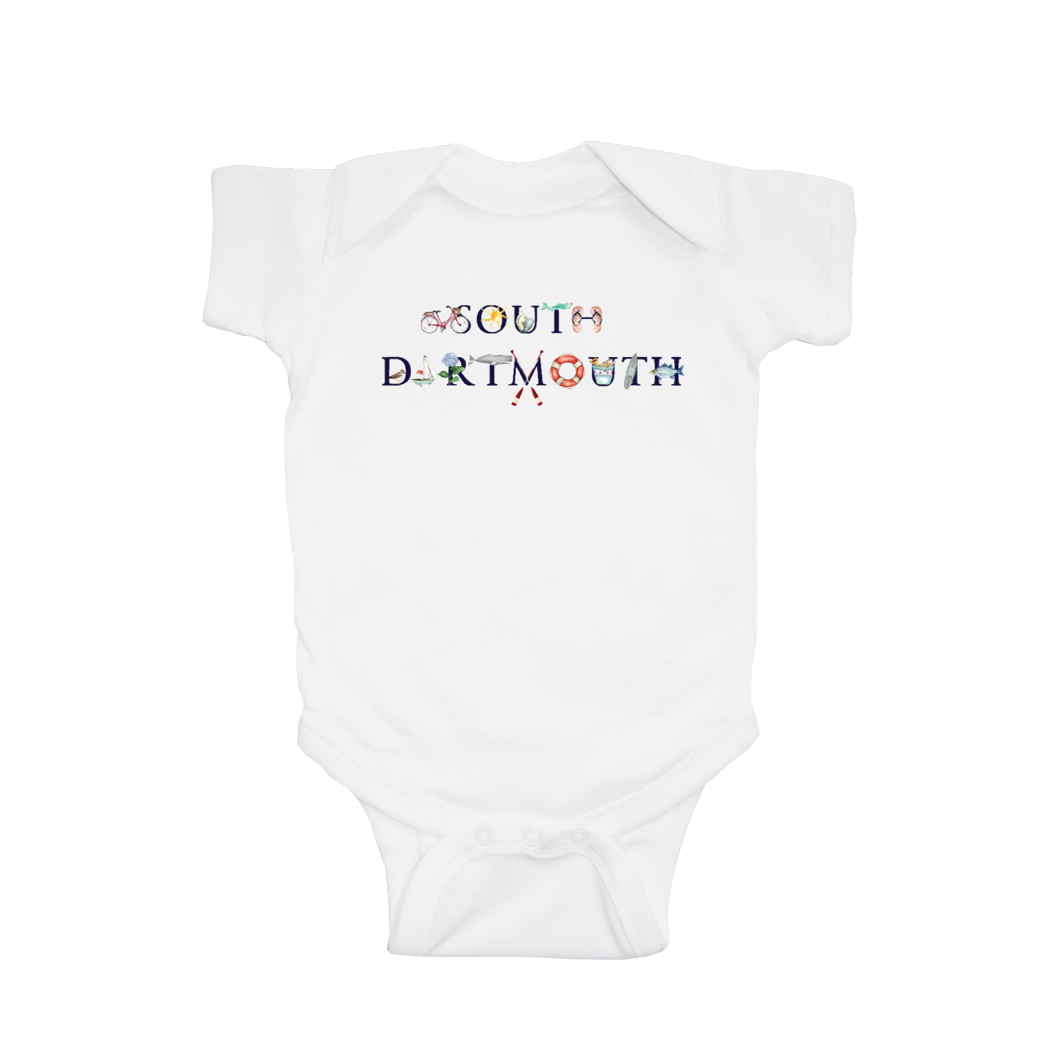 south dartmouth baby snap up short sleeve