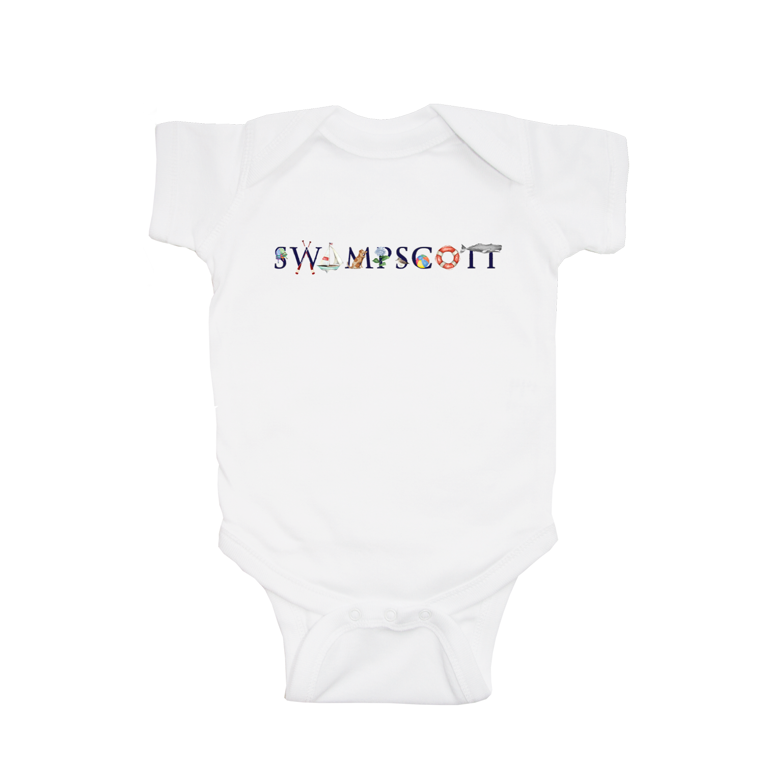 swampscott baby snap up short sleeve