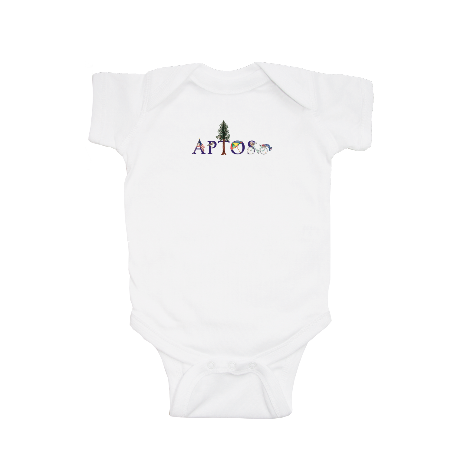 aptos baby snap up short sleeve