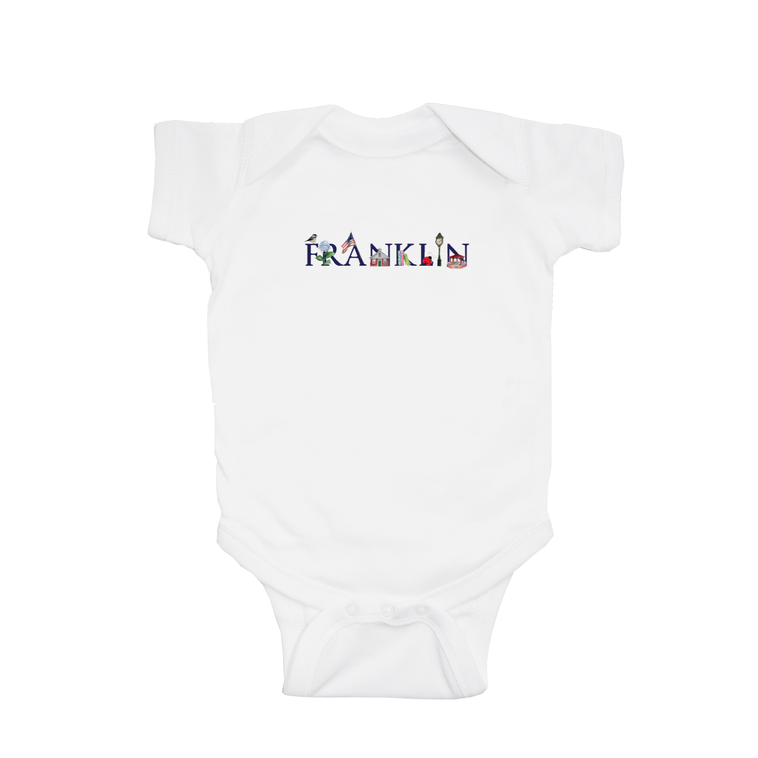 franklin baby snap up short sleeve