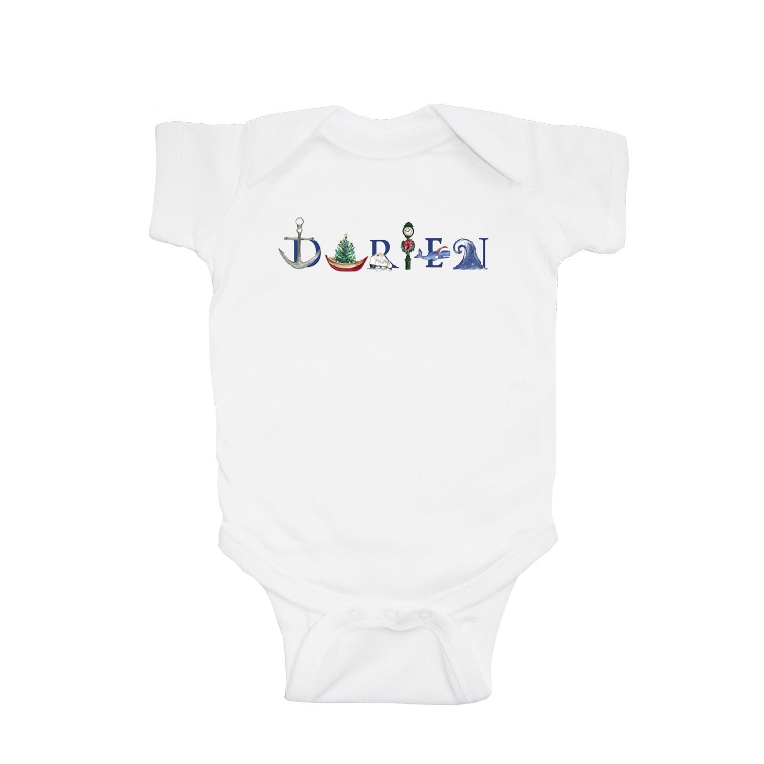 darien winter baby snap up short sleeve